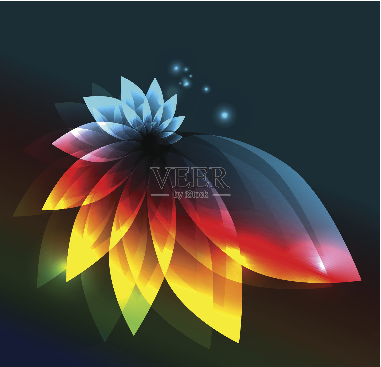 矢量抽象发光背景插画图片素材