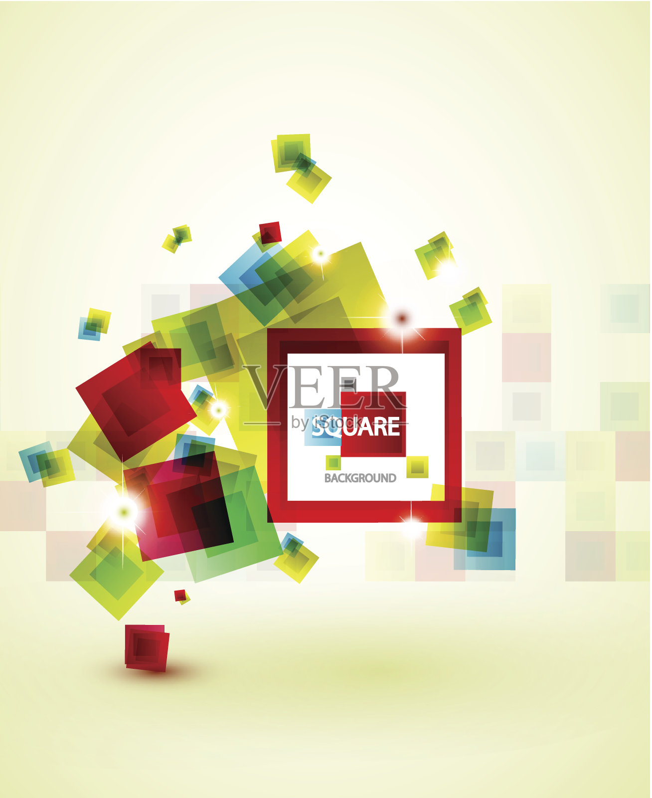 向量颜色方块抽象背景插画图片素材