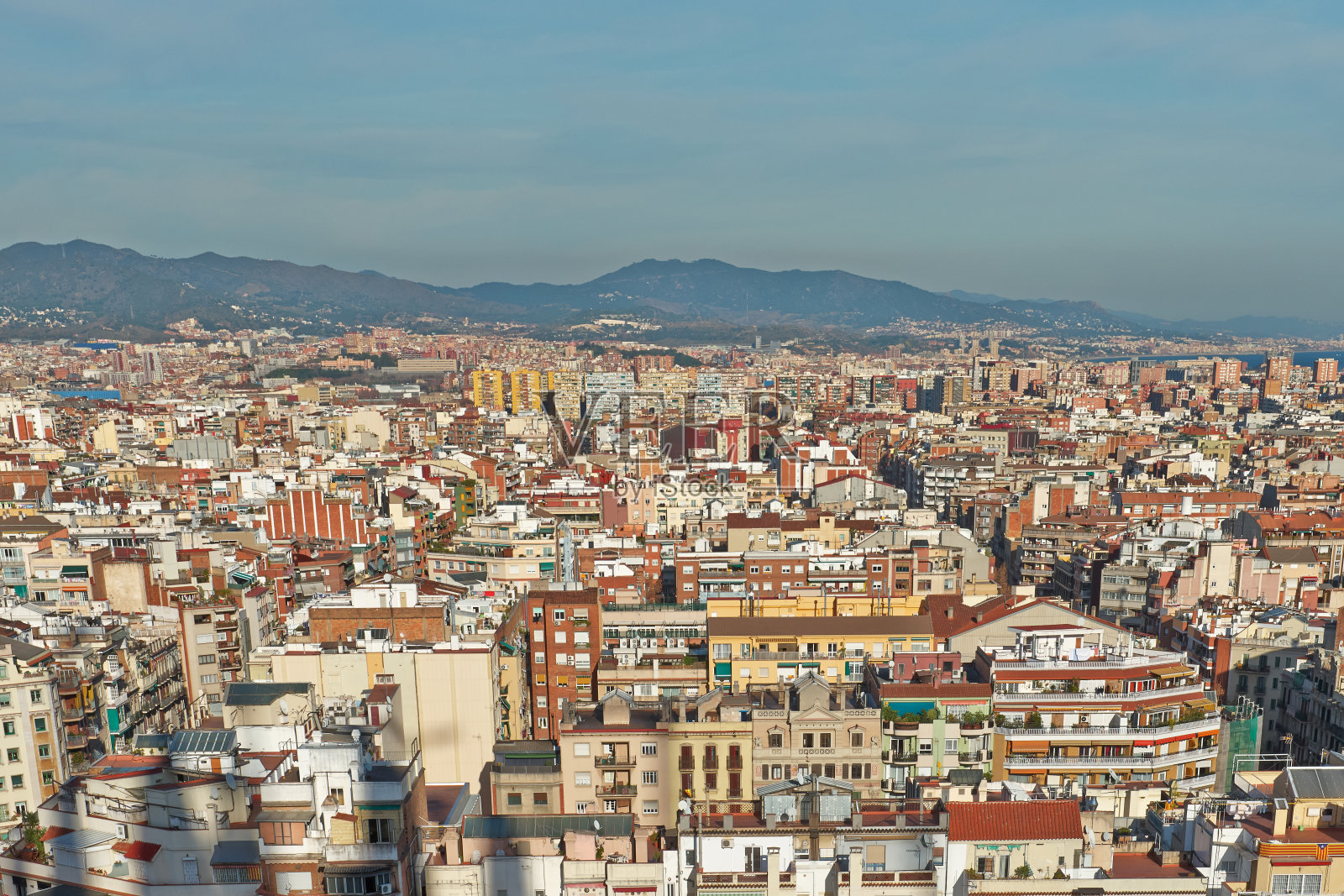 巴塞罗那城市景观照片摄影图片