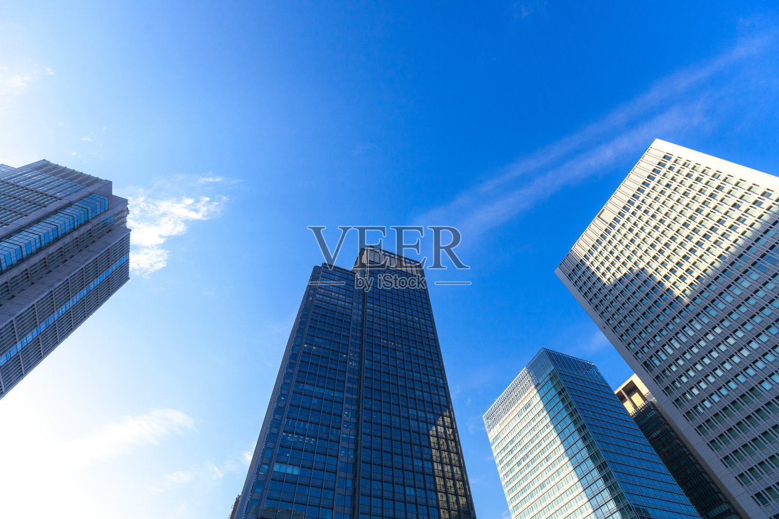 日本东京的现代办公大楼照片摄影图片