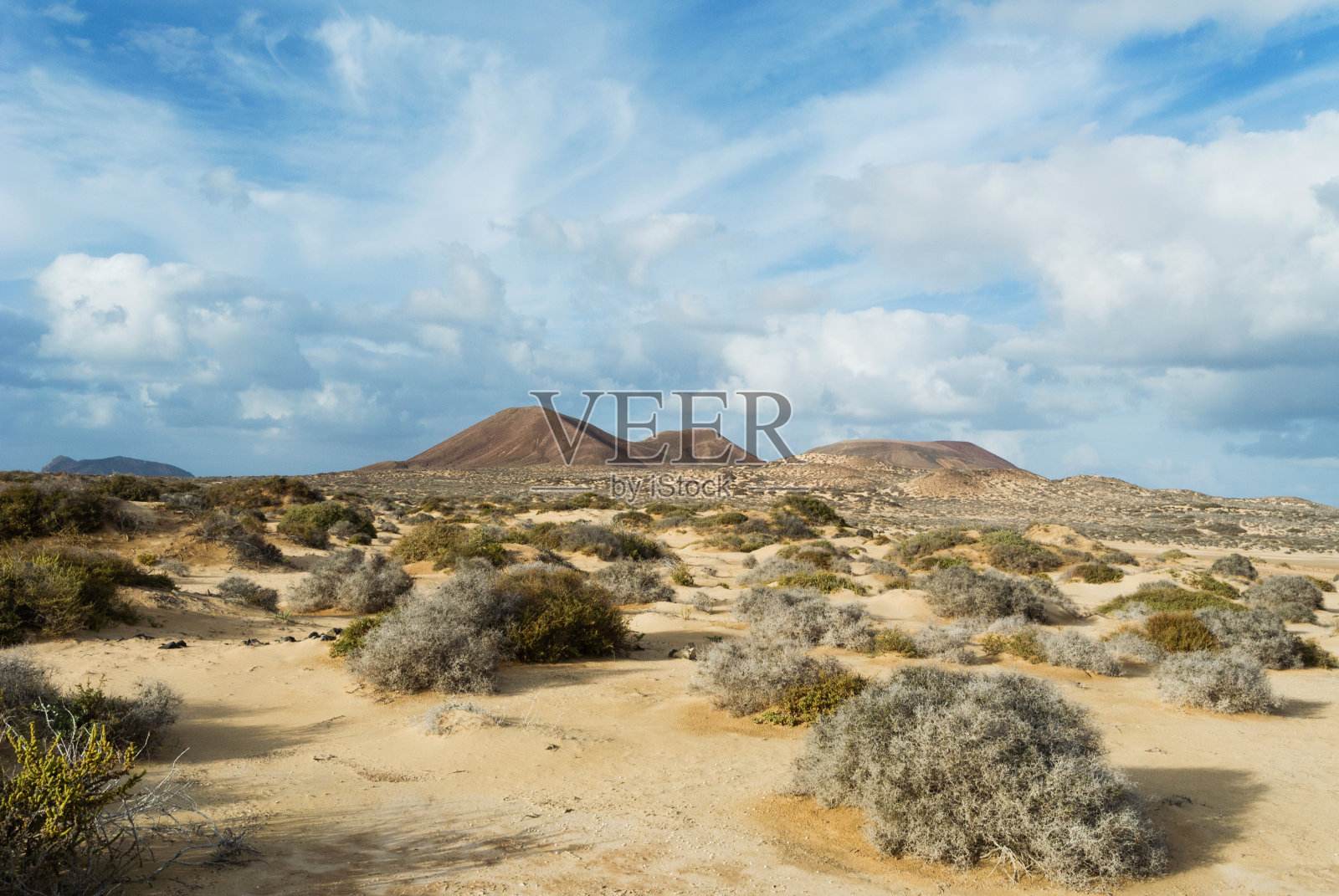 La Graciosa火山照片摄影图片
