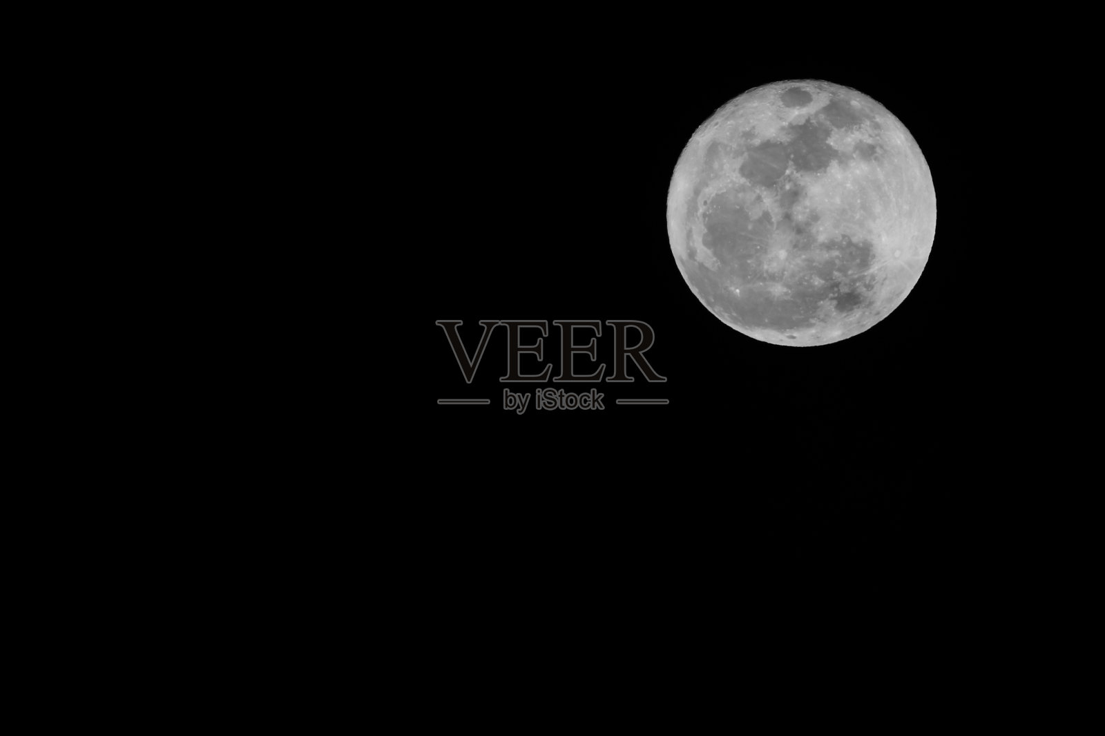 2014年首个满月照片摄影图片