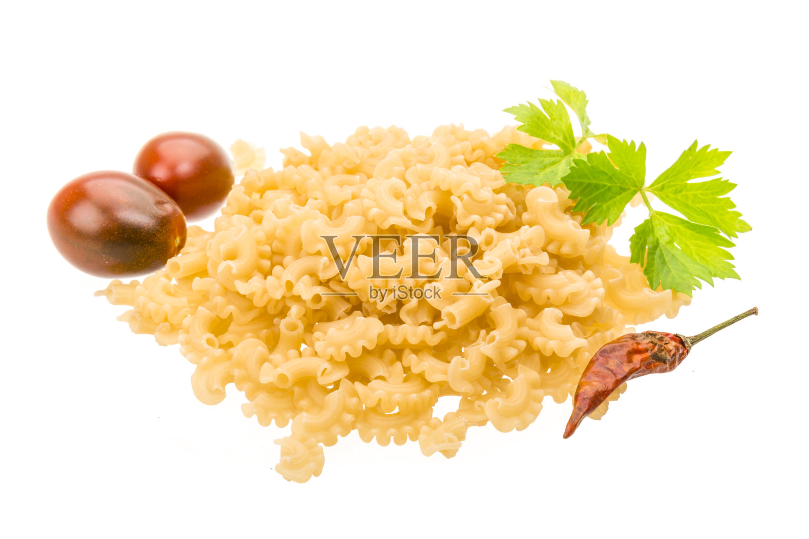 生的通心粉照片摄影图片