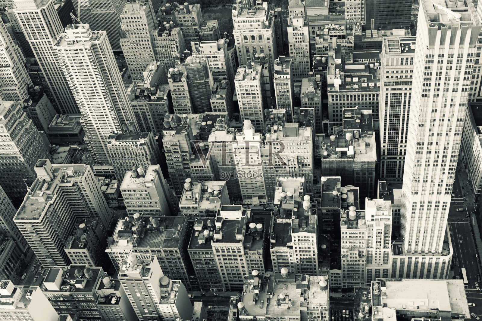 纽约市屋顶鸟瞰图照片摄影图片