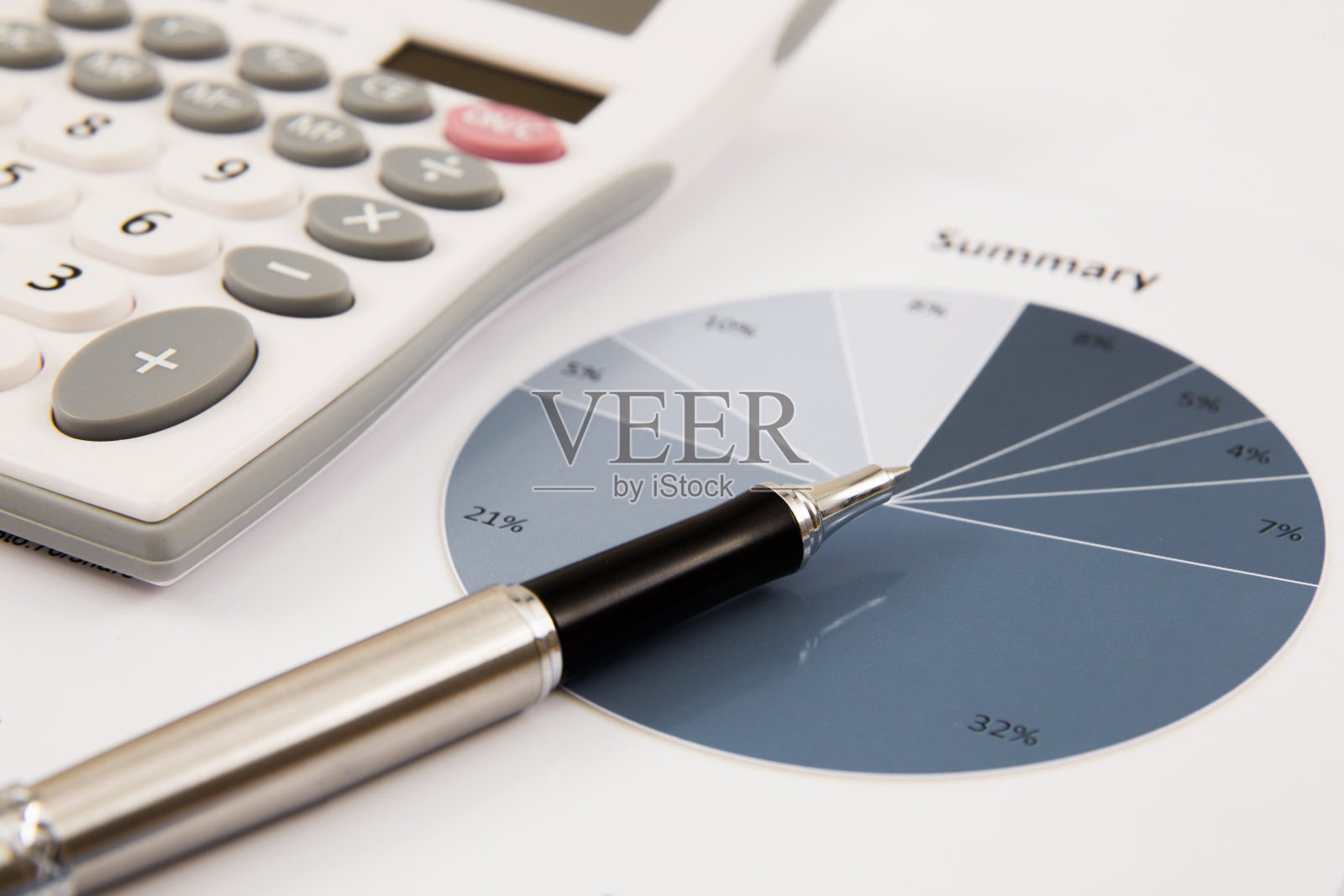 显示商业和财务报告照片摄影图片