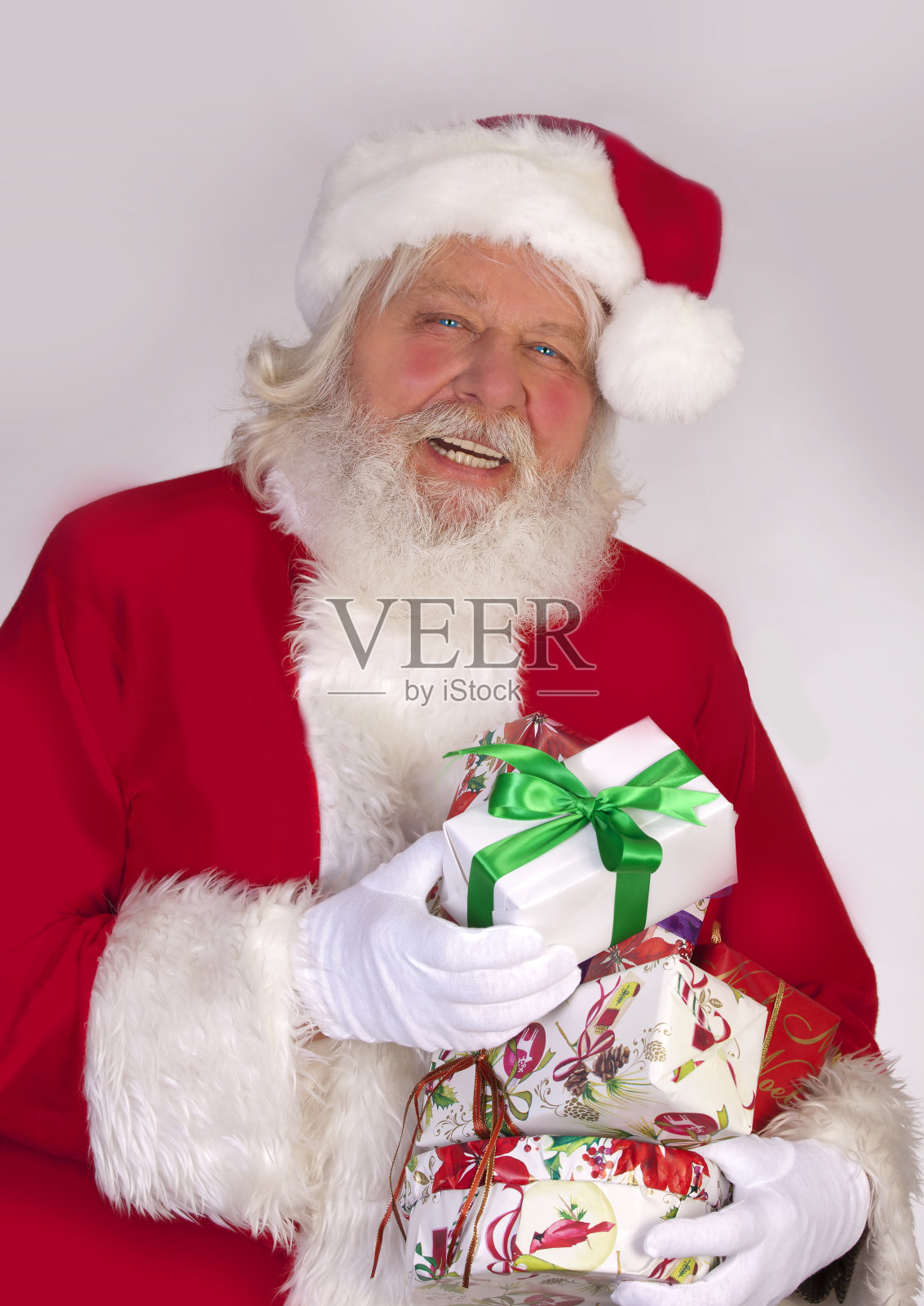 圣诞老人照片摄影图片