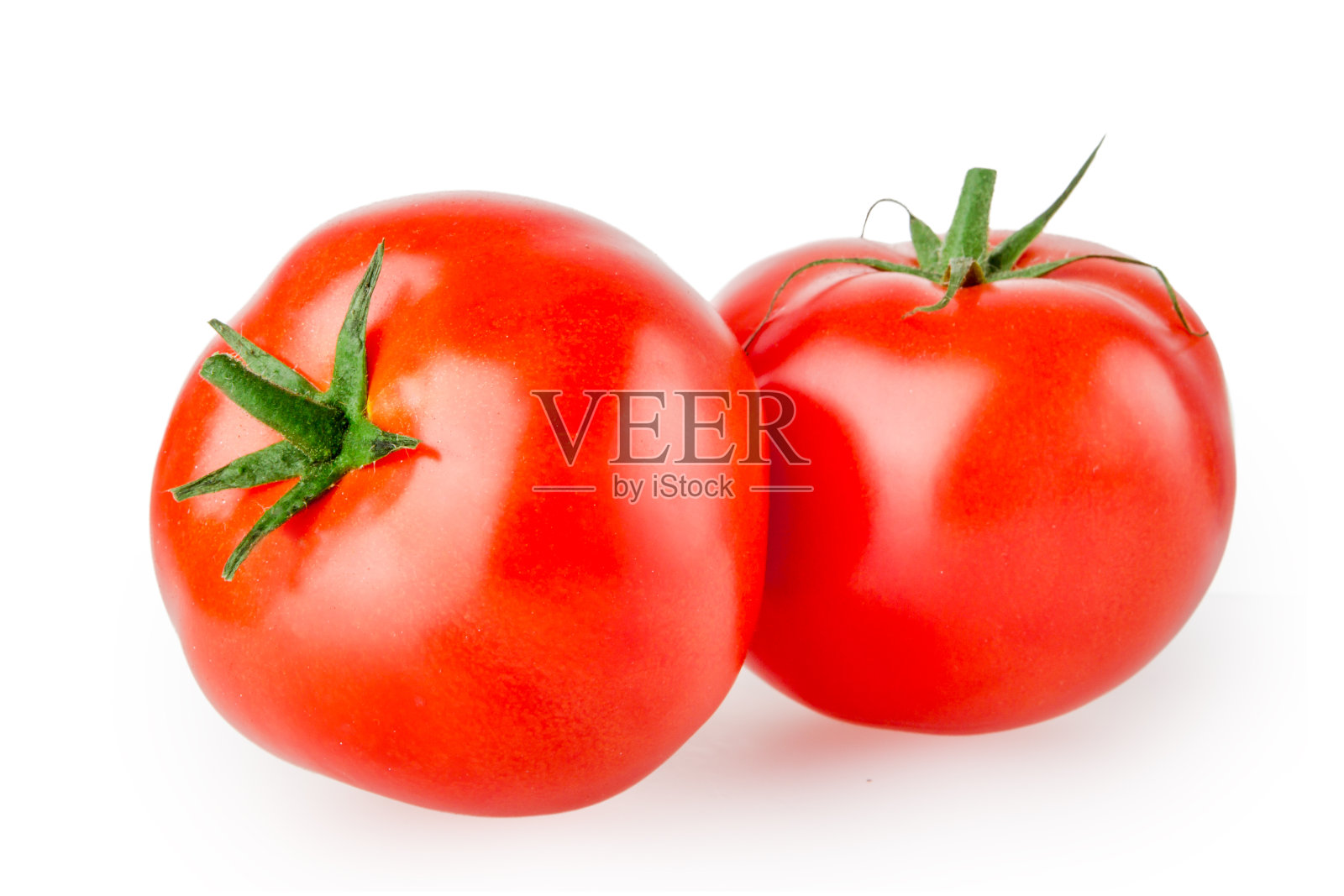 白色上分离的番茄照片摄影图片