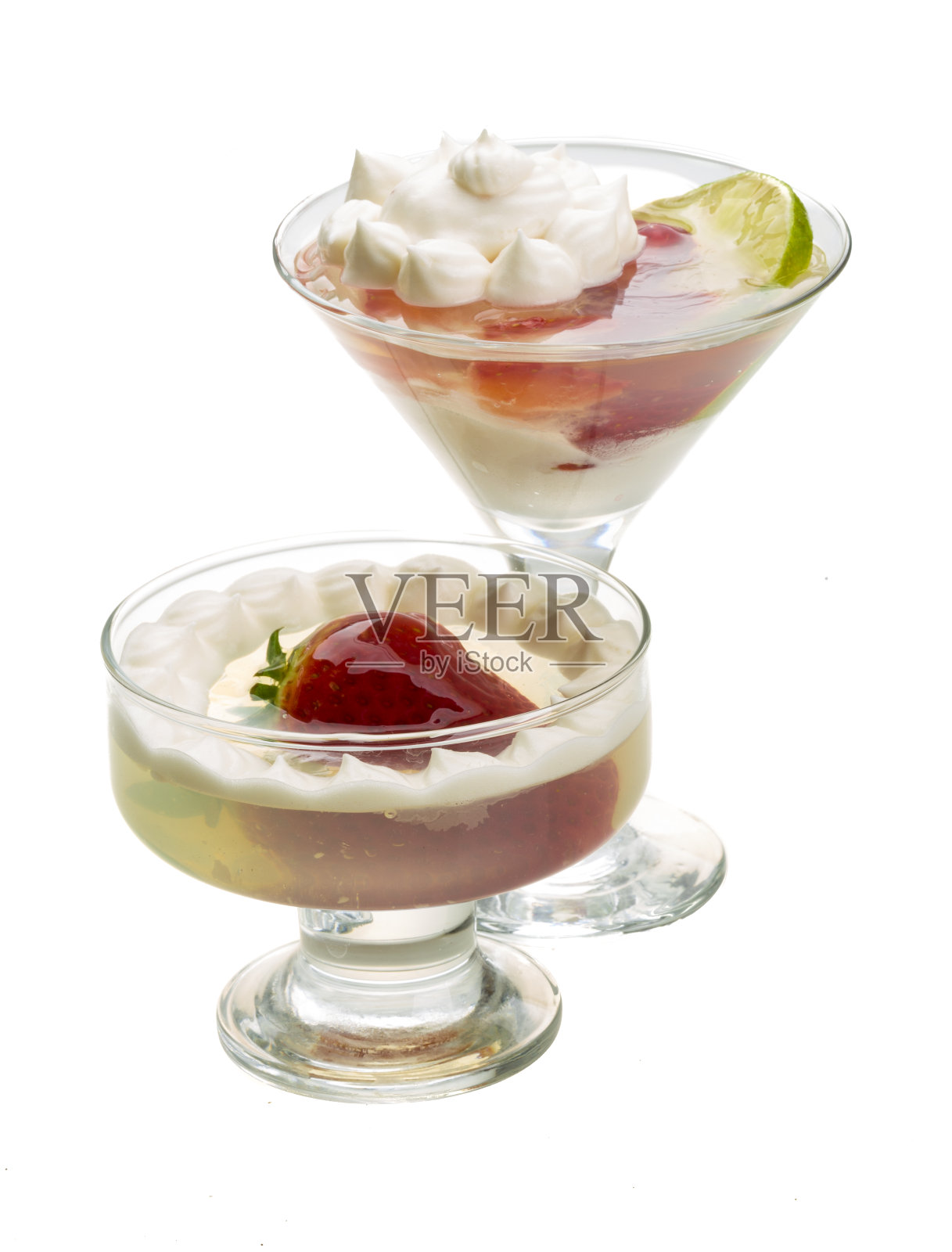 与草莓甜点照片摄影图片