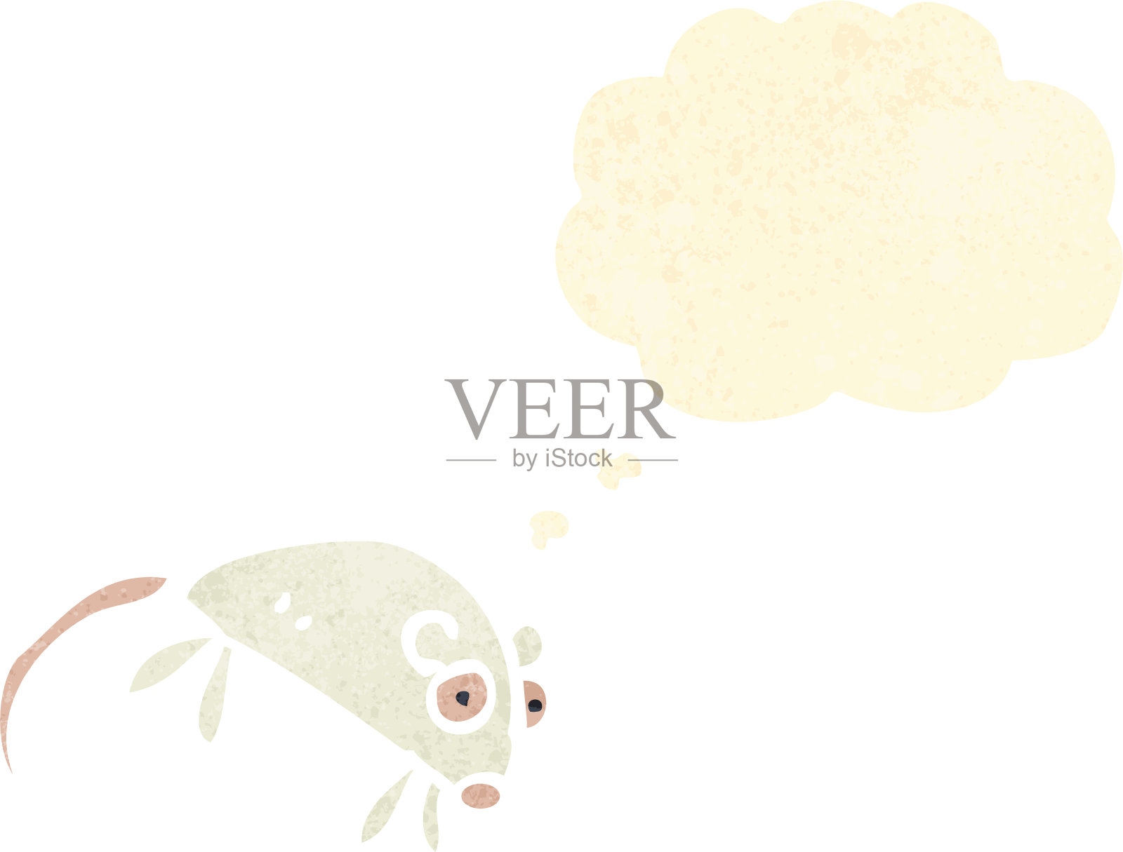 复古的卡通老鼠插画图片素材