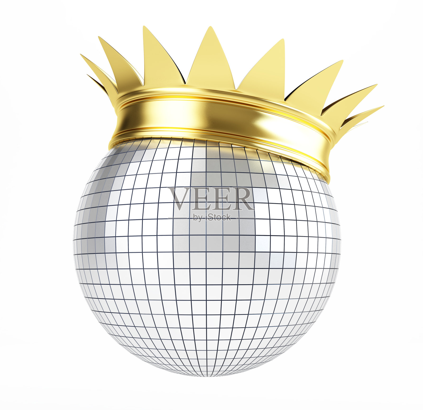 迪斯科皇后(迪斯科球冠)照片摄影图片