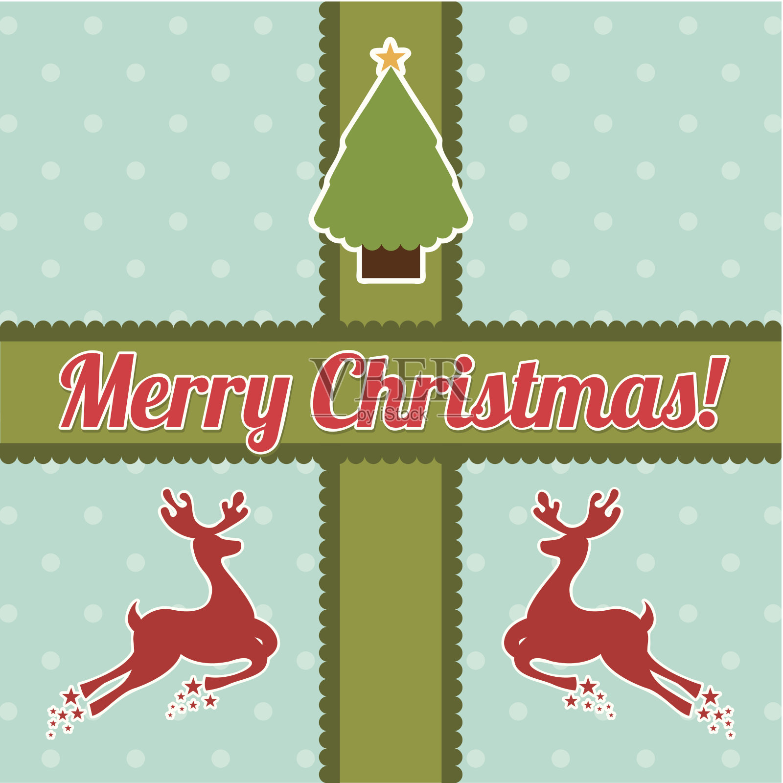 圣诞快乐插画图片素材