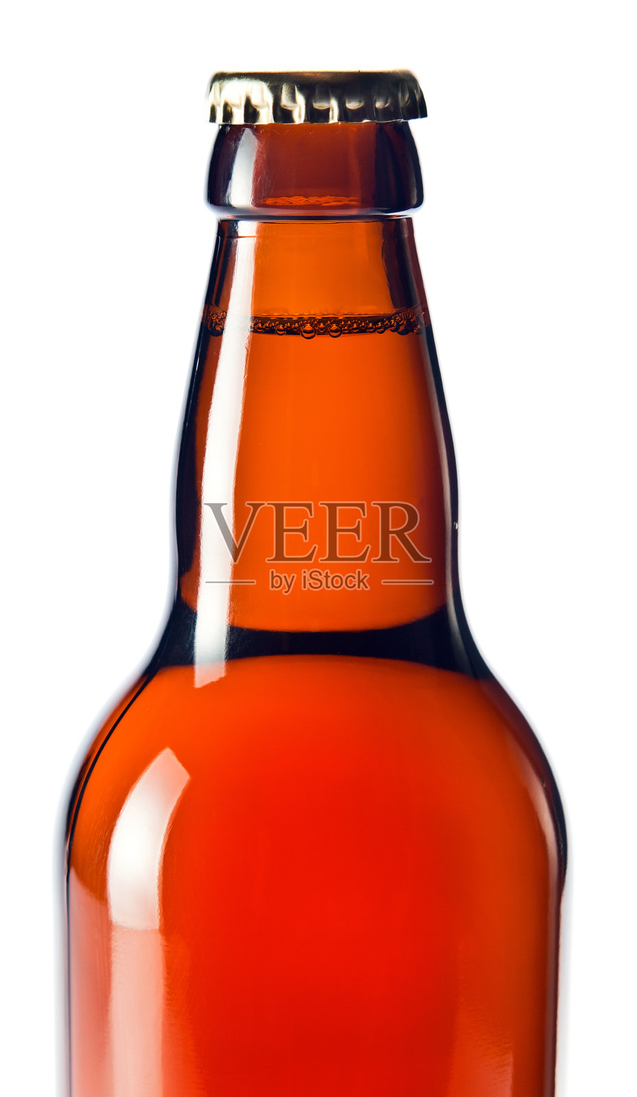 啤酒瓶孤立白色照片摄影图片