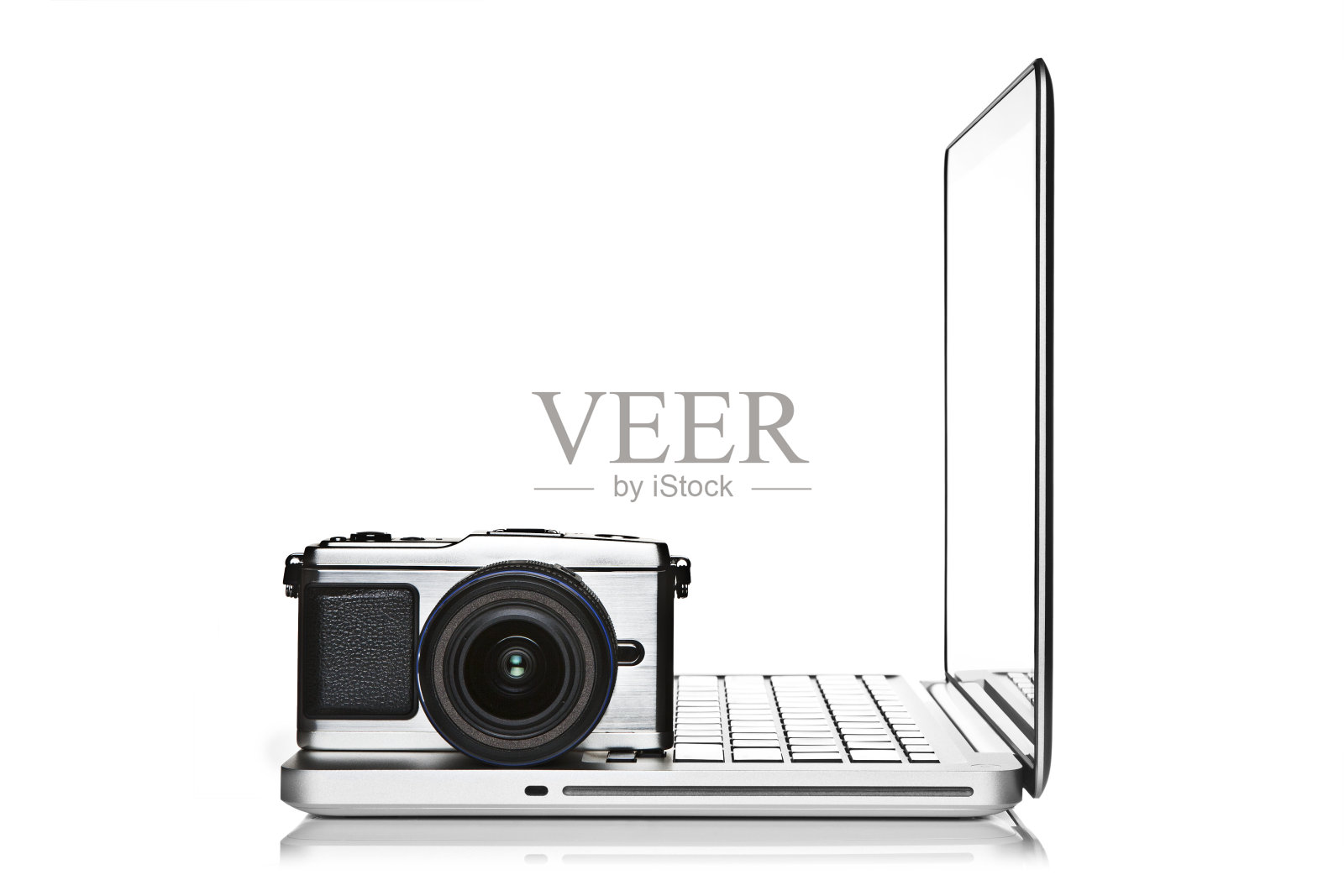 相机和笔记本电脑照片摄影图片