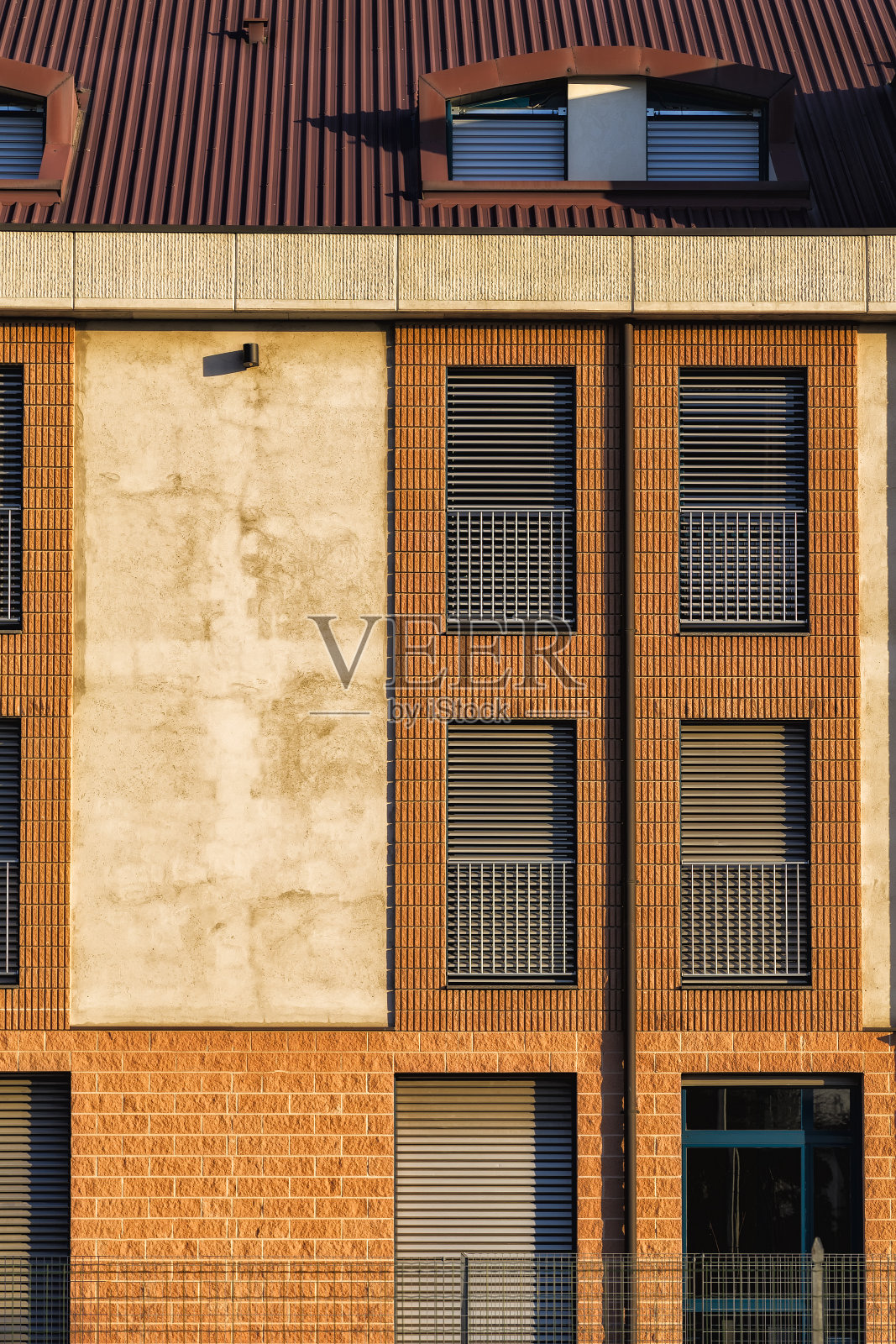 现代建筑立面的细节照片摄影图片