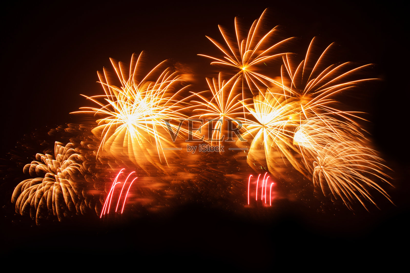 烟花照片摄影图片