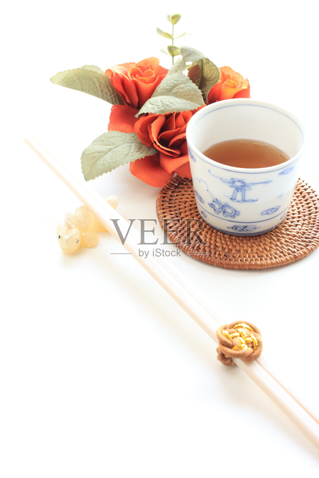 中国茶和筷子照片摄影图片