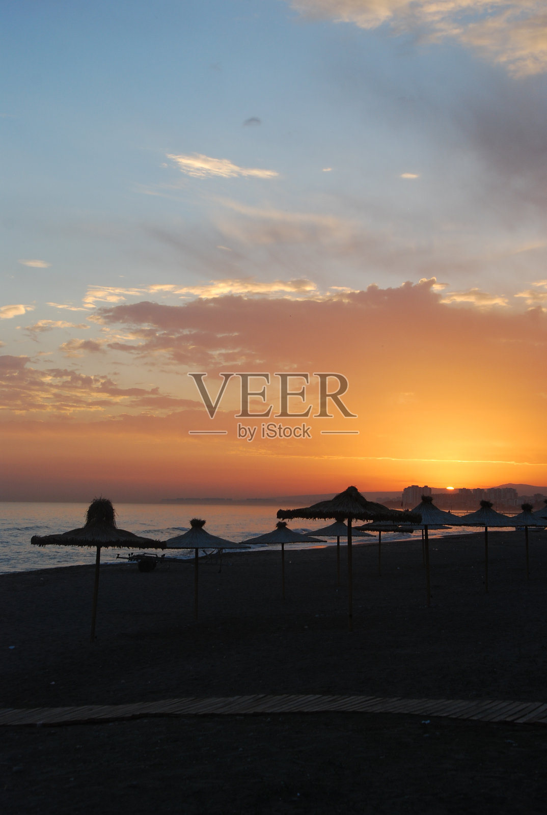 梅齐特利维兰塞希尔海滩照片摄影图片