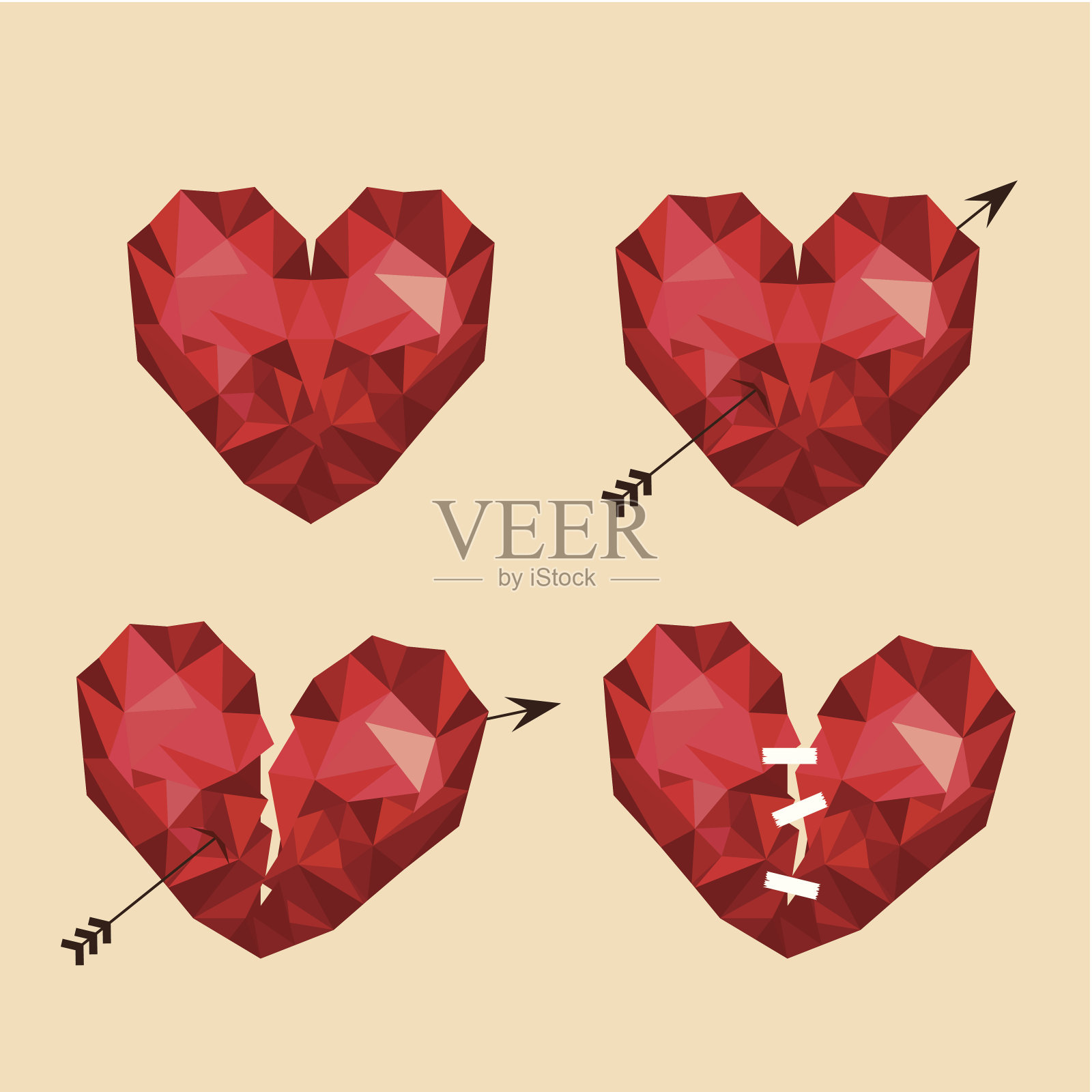 爱插画图片素材