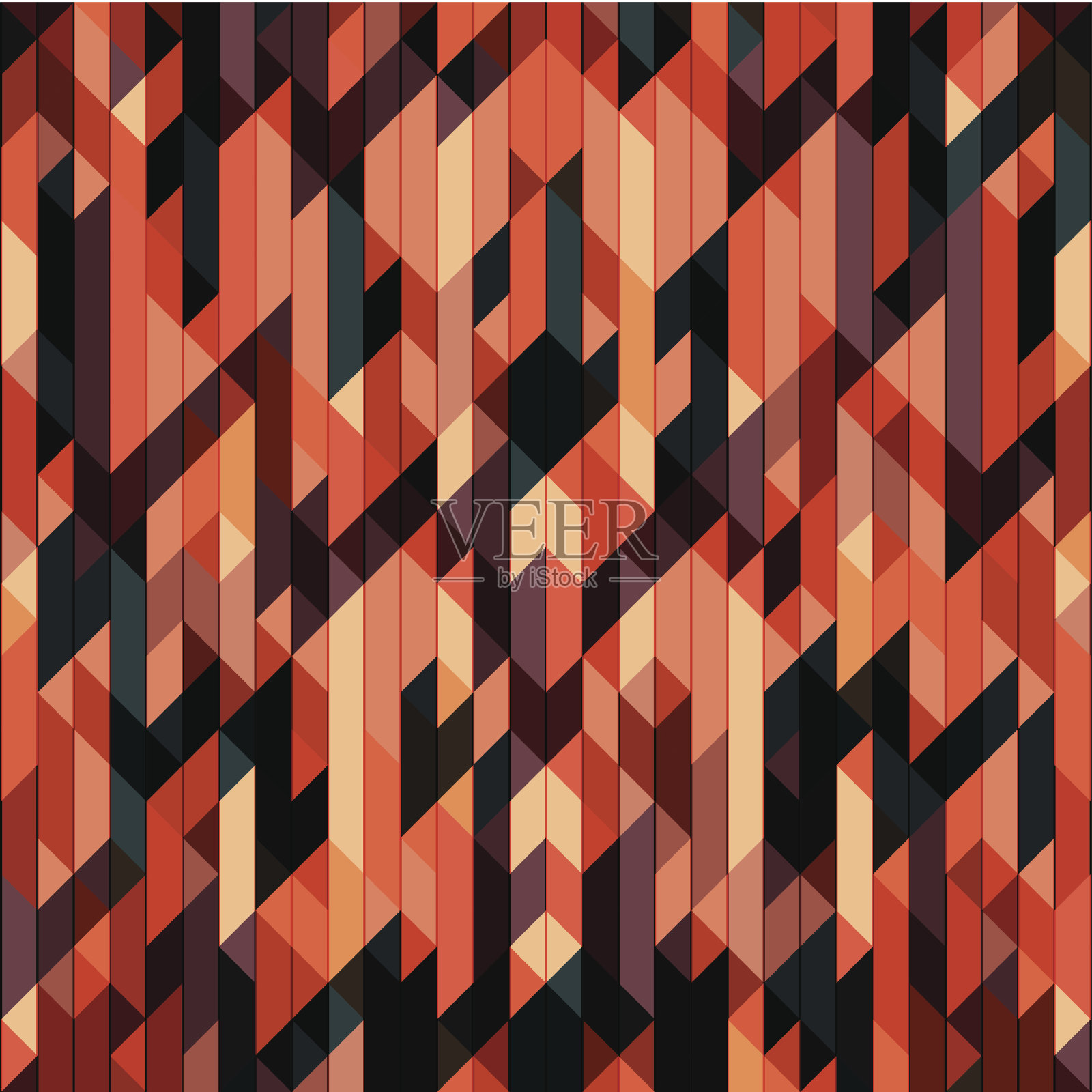 复古几何矢量迪斯科背景设计插画图片素材