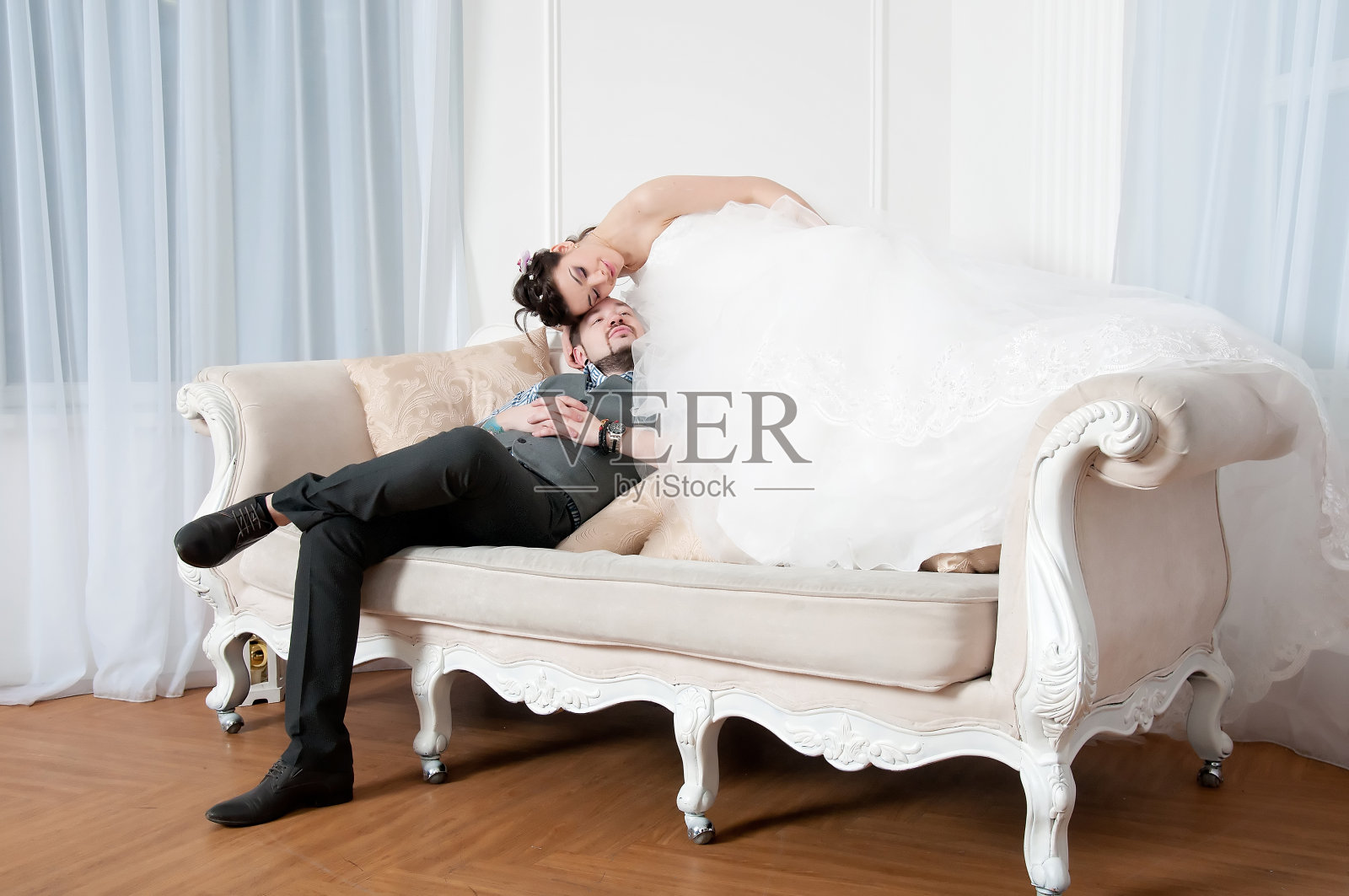 新娘和新郎。的关系照片摄影图片