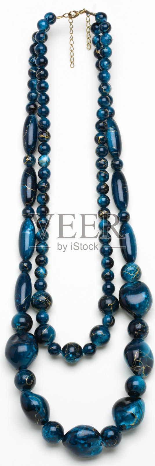 蓝珠项链照片摄影图片