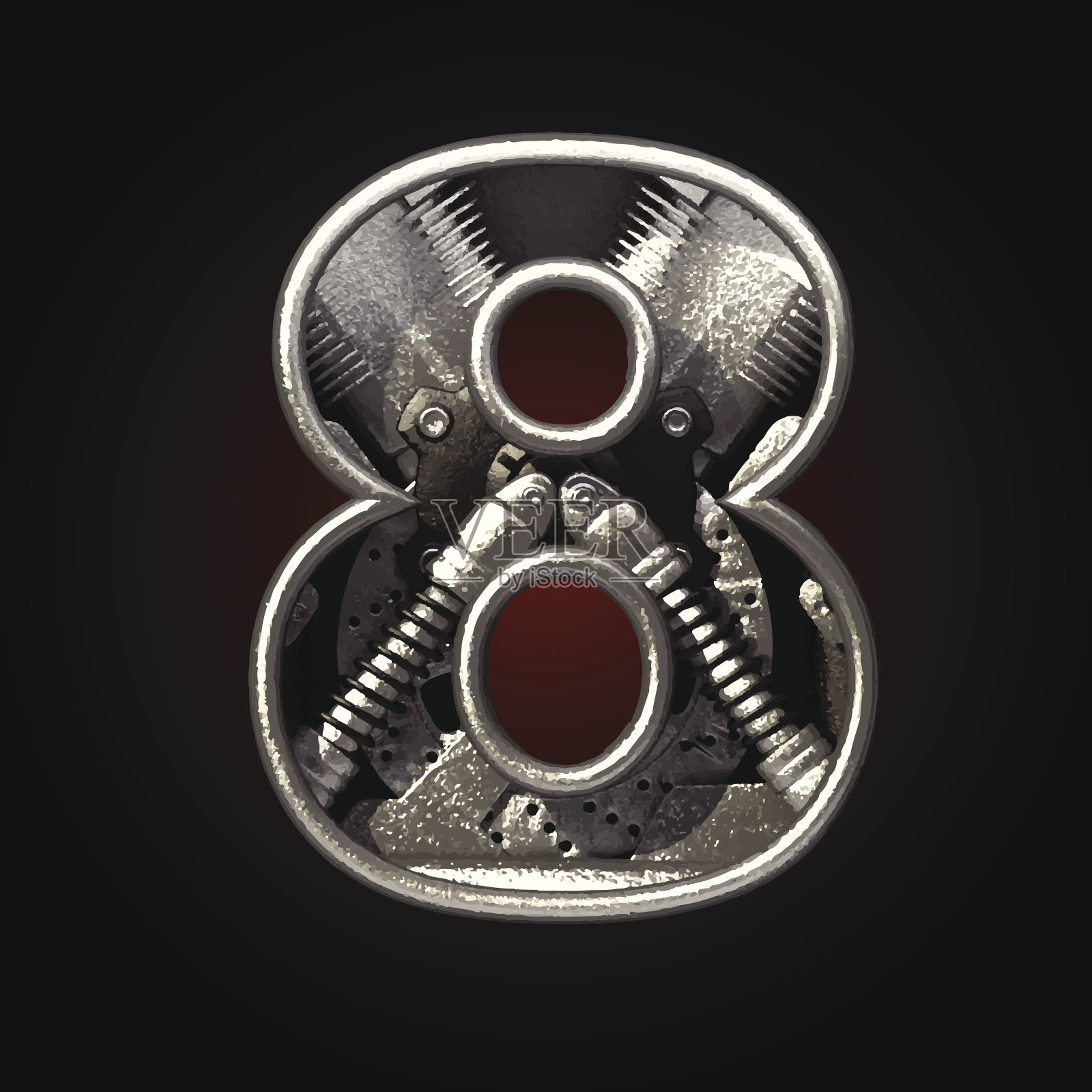 矢量图8与引擎内插画图片素材