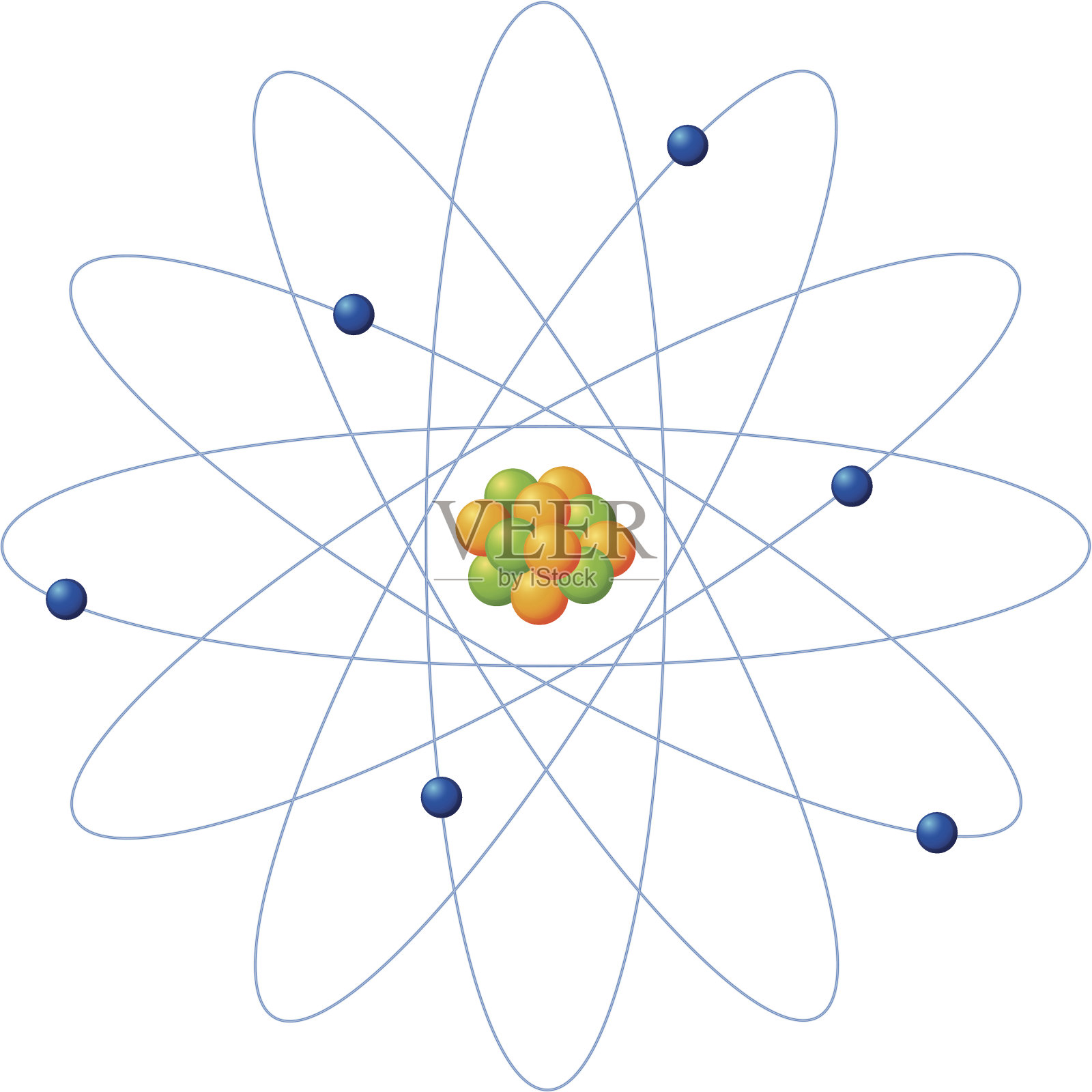 原子结构设计元素图片
