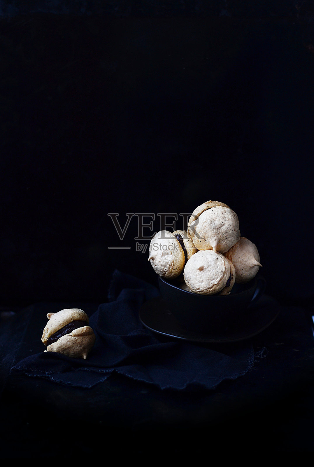 蛋白酥皮照片摄影图片