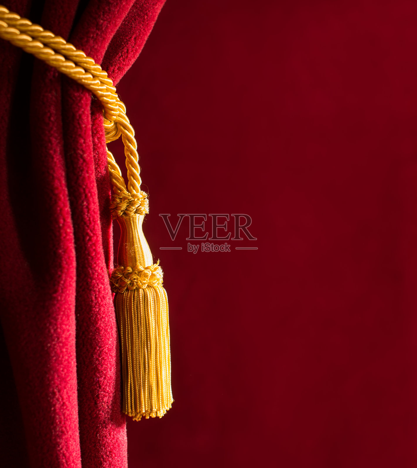 红剧场窗帘照片摄影图片