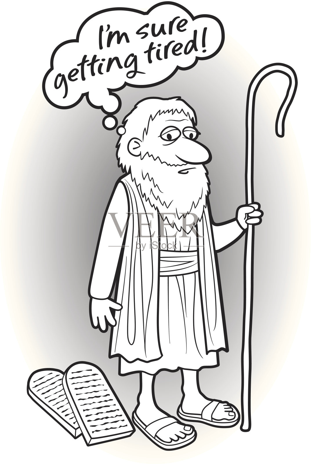 摩西累设计元素图片