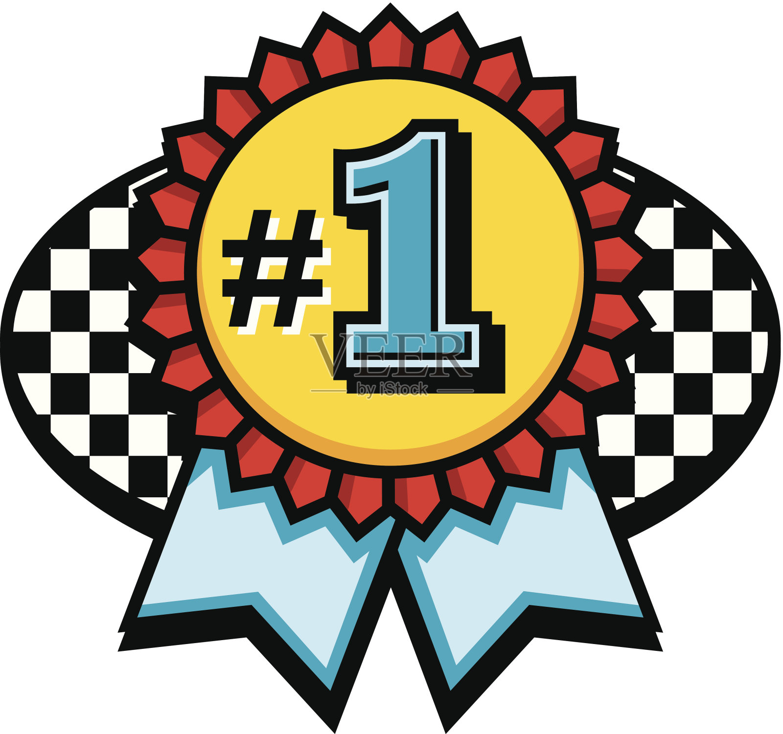 一号丝带C插画图片素材