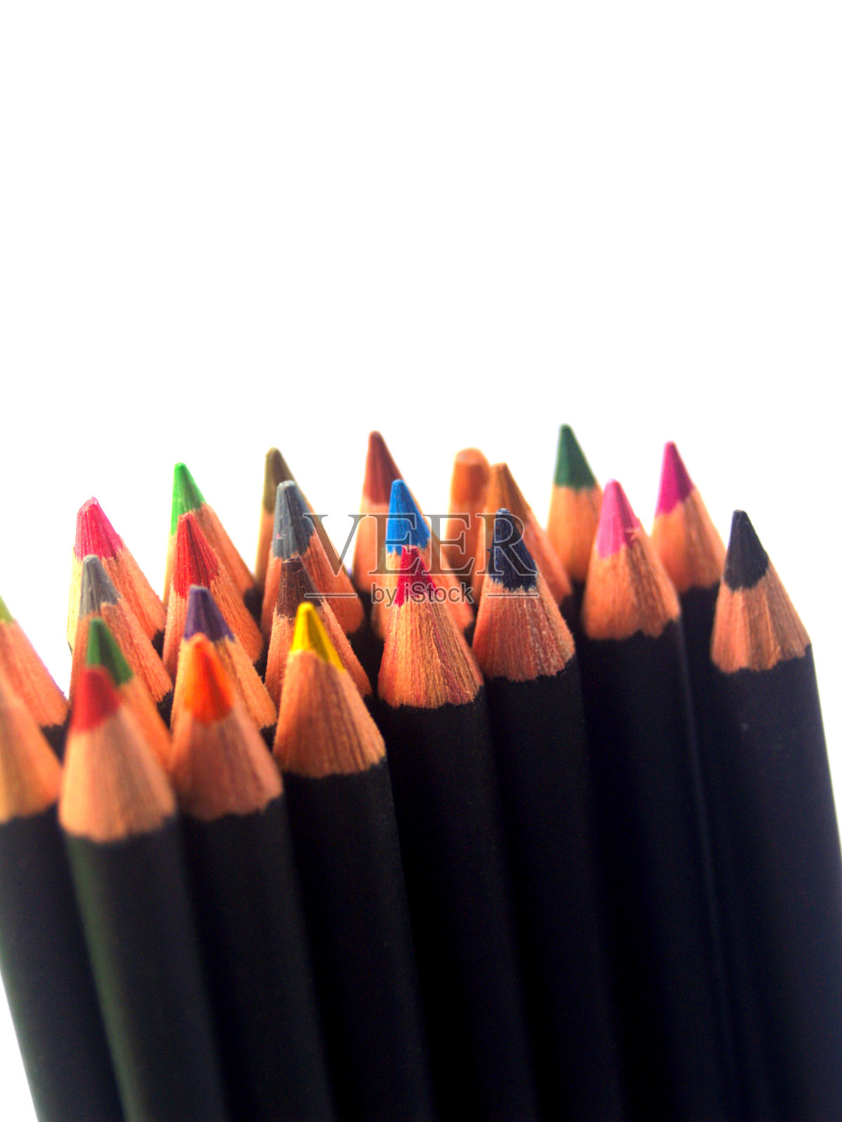 彩色铅笔照片摄影图片