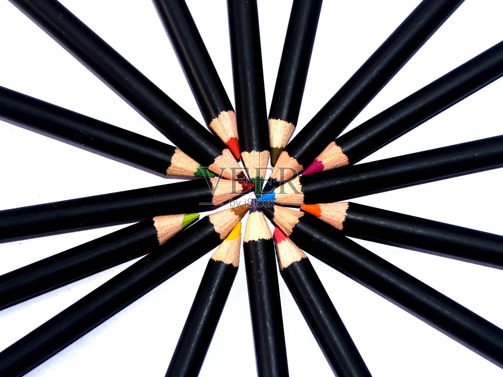 彩色铅笔照片摄影图片