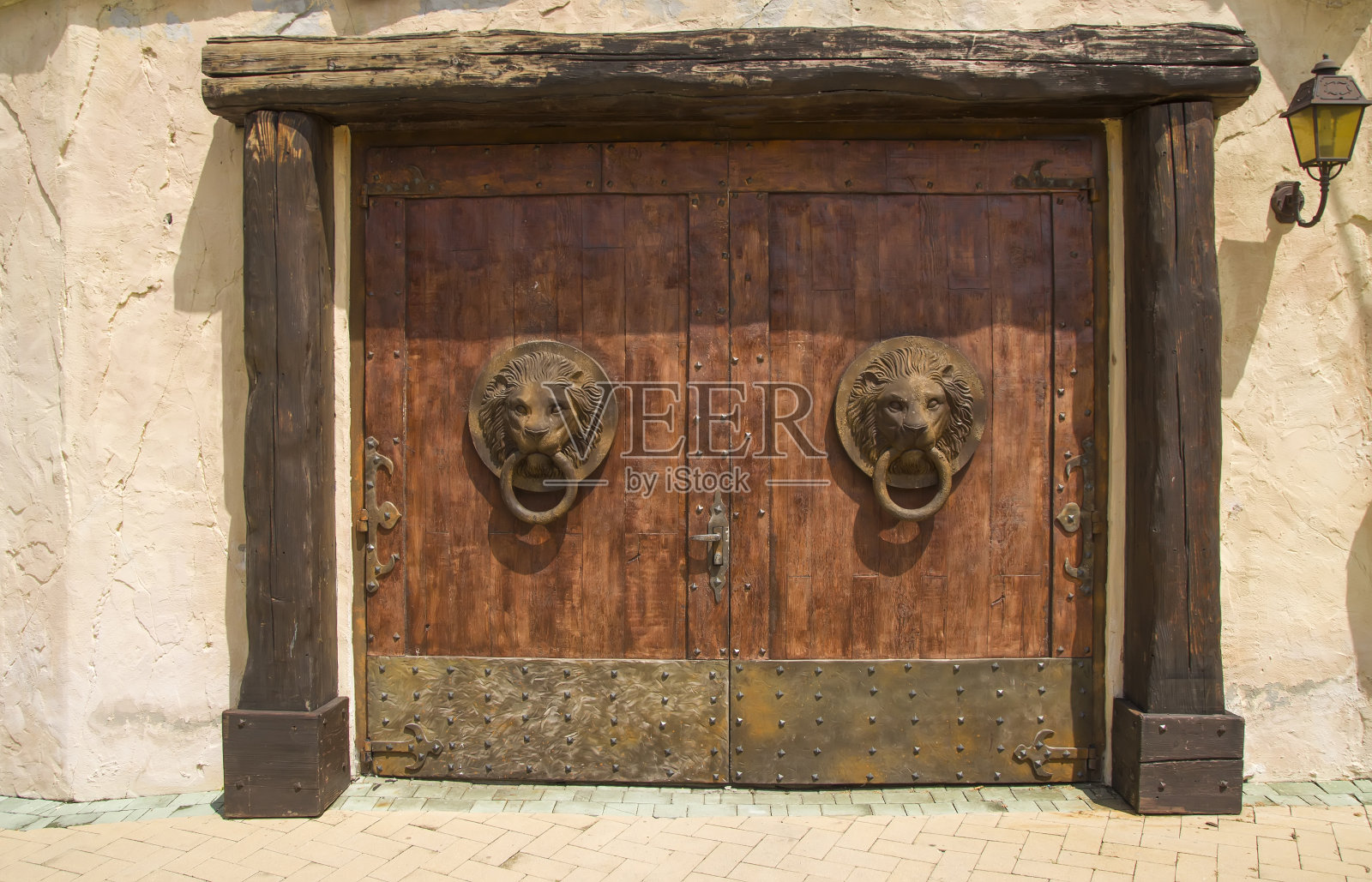 中世纪门照片摄影图片