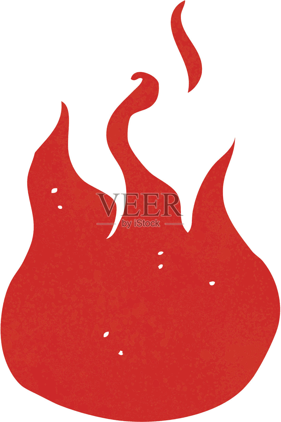 卡通火焰象征设计元素图片