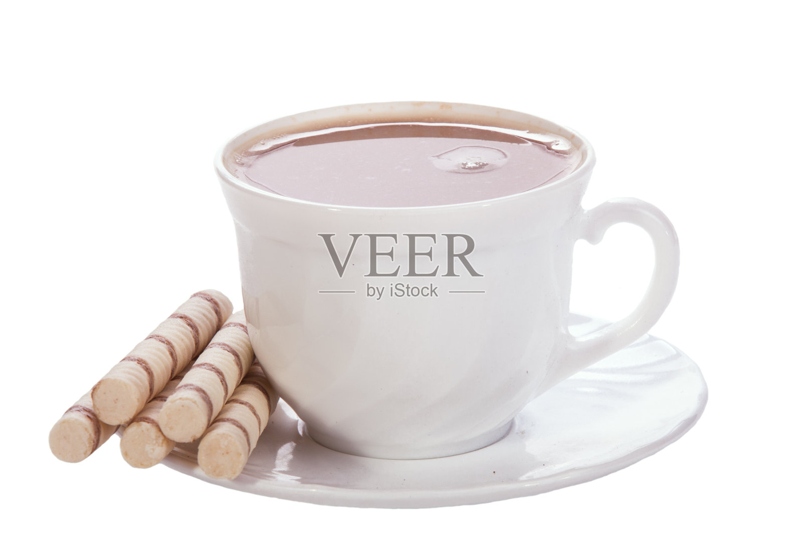 甜点和咖啡杯照片摄影图片