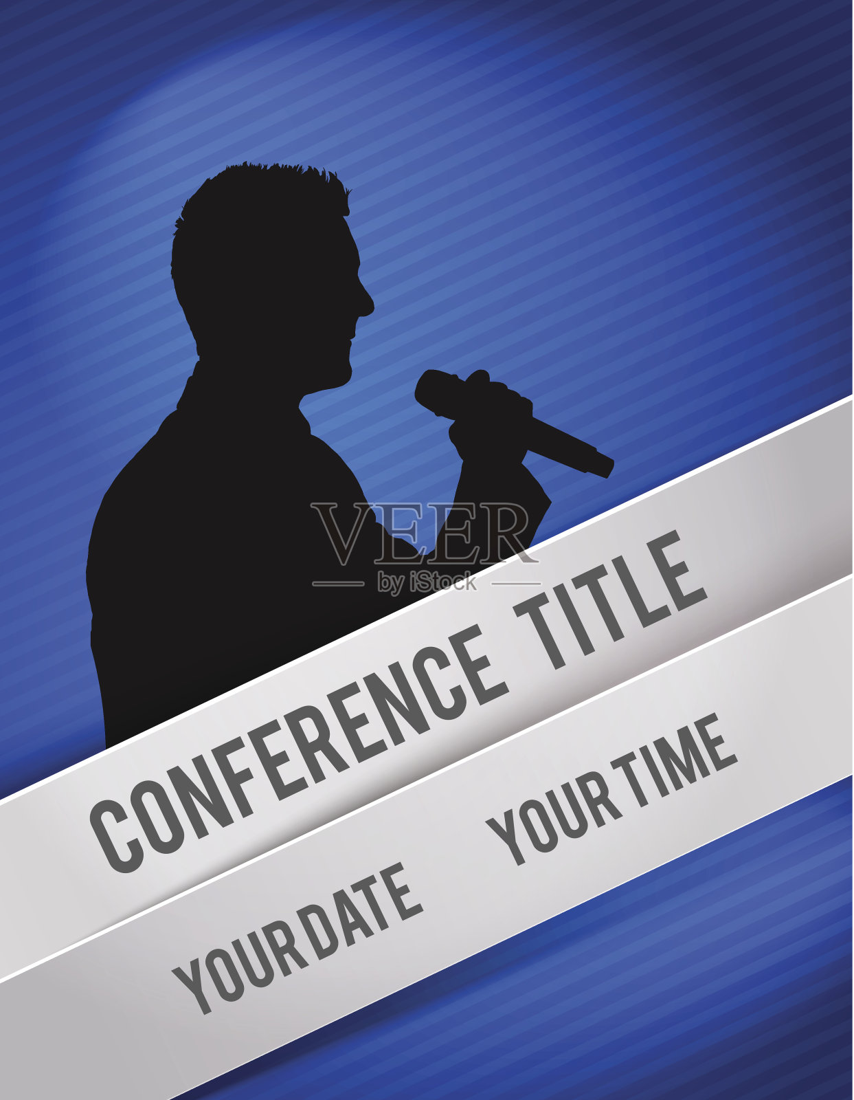 会议说明插画图片素材