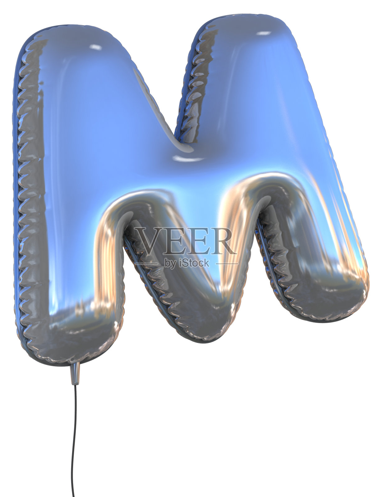 字母M气球字体照片摄影图片