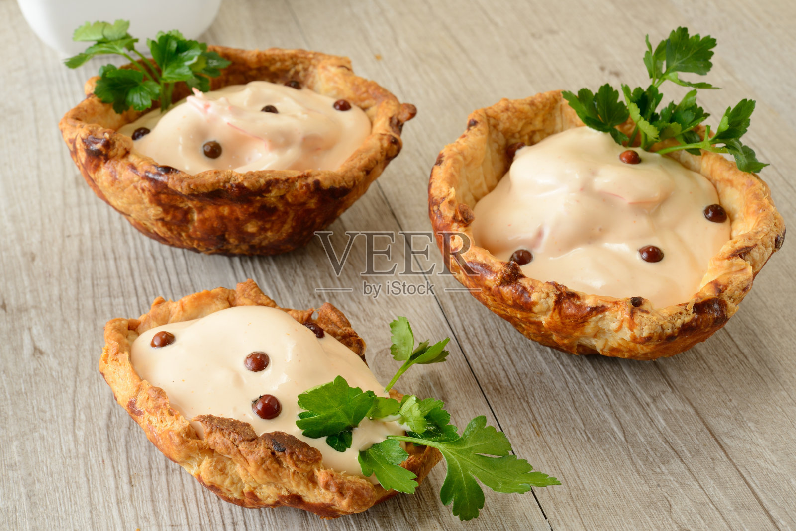 小虾仁鸡尾酒酱照片摄影图片