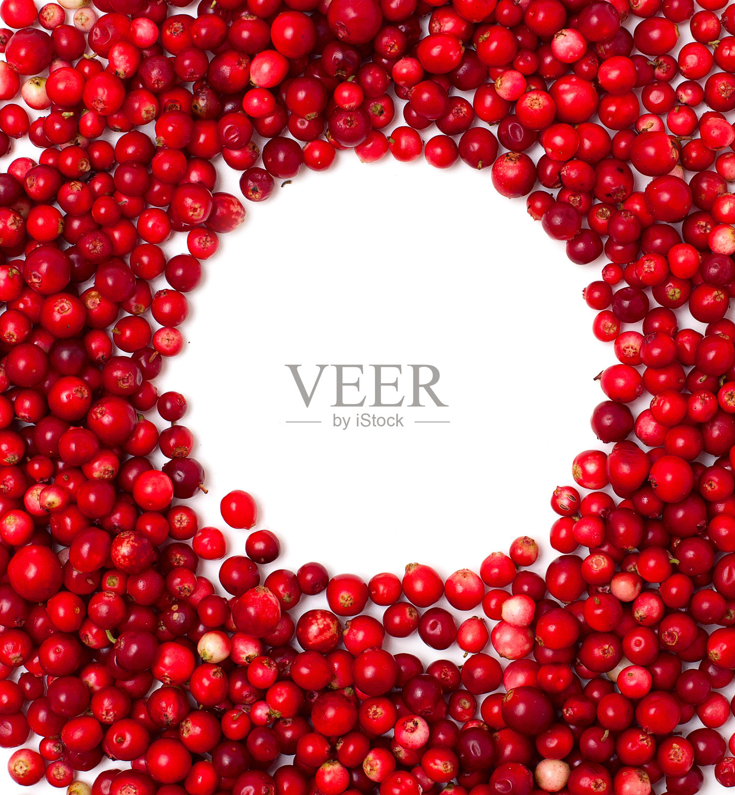 用蔓越莓做的框架照片摄影图片