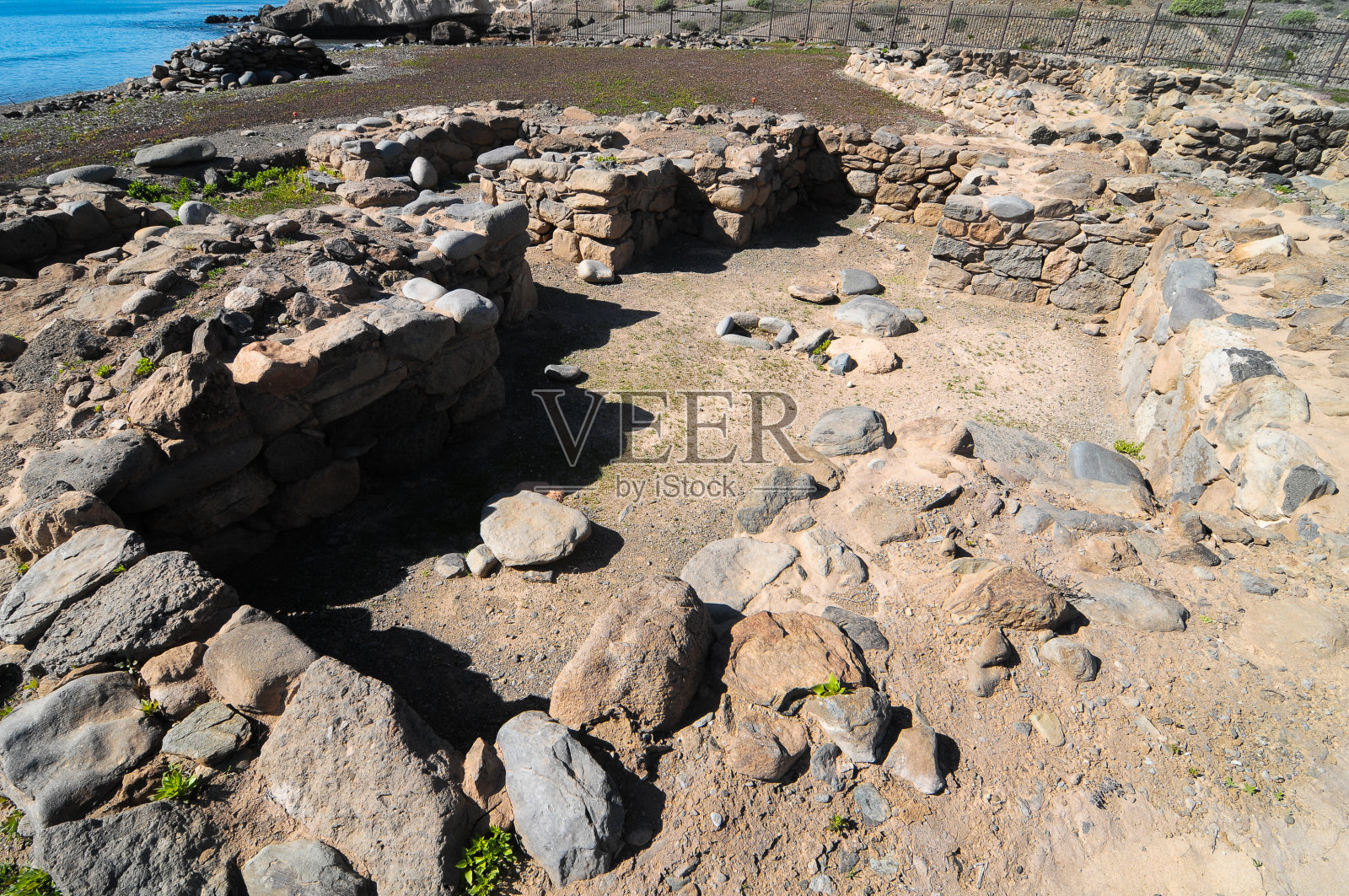 加那利群岛考古遗址照片摄影图片