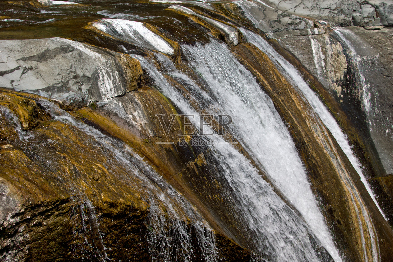 Trois Roches瀑布照片摄影图片