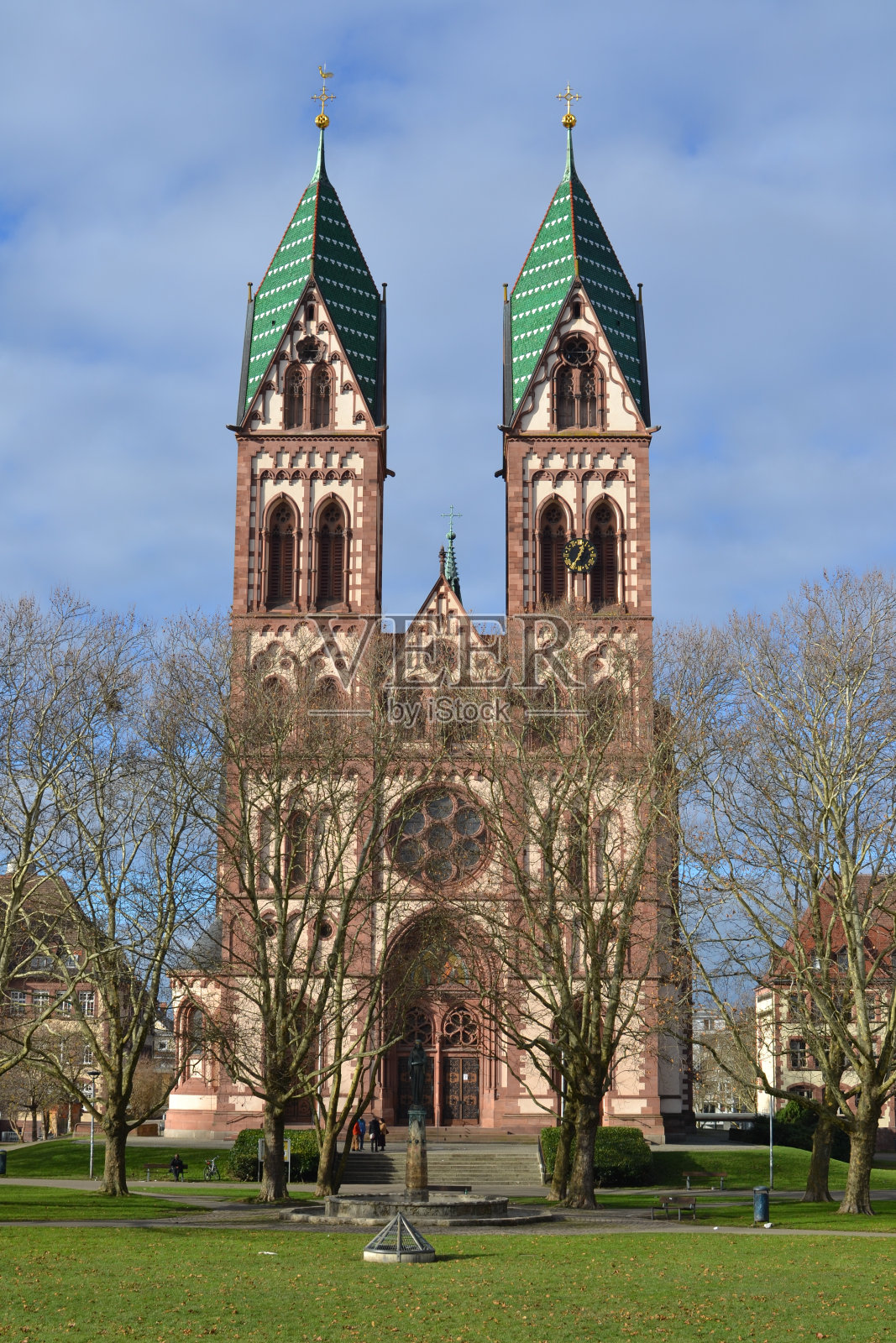 弗莱堡教堂照片摄影图片