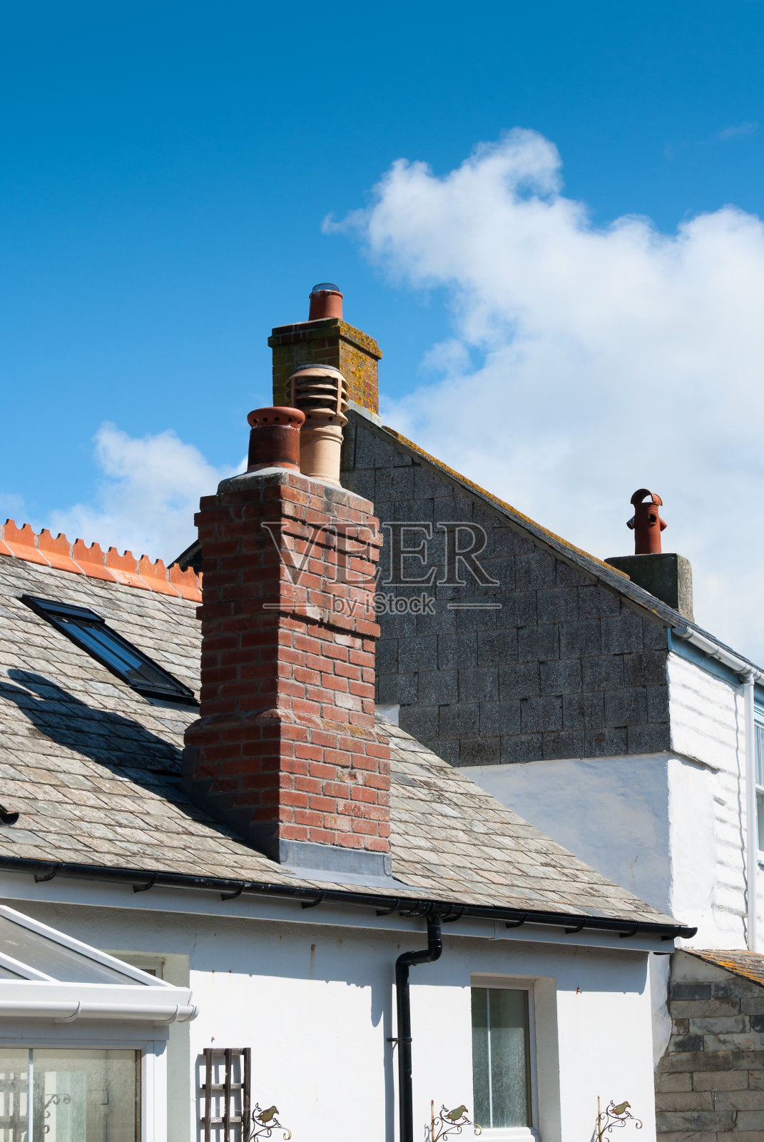 艾萨克港的屋顶照片摄影图片