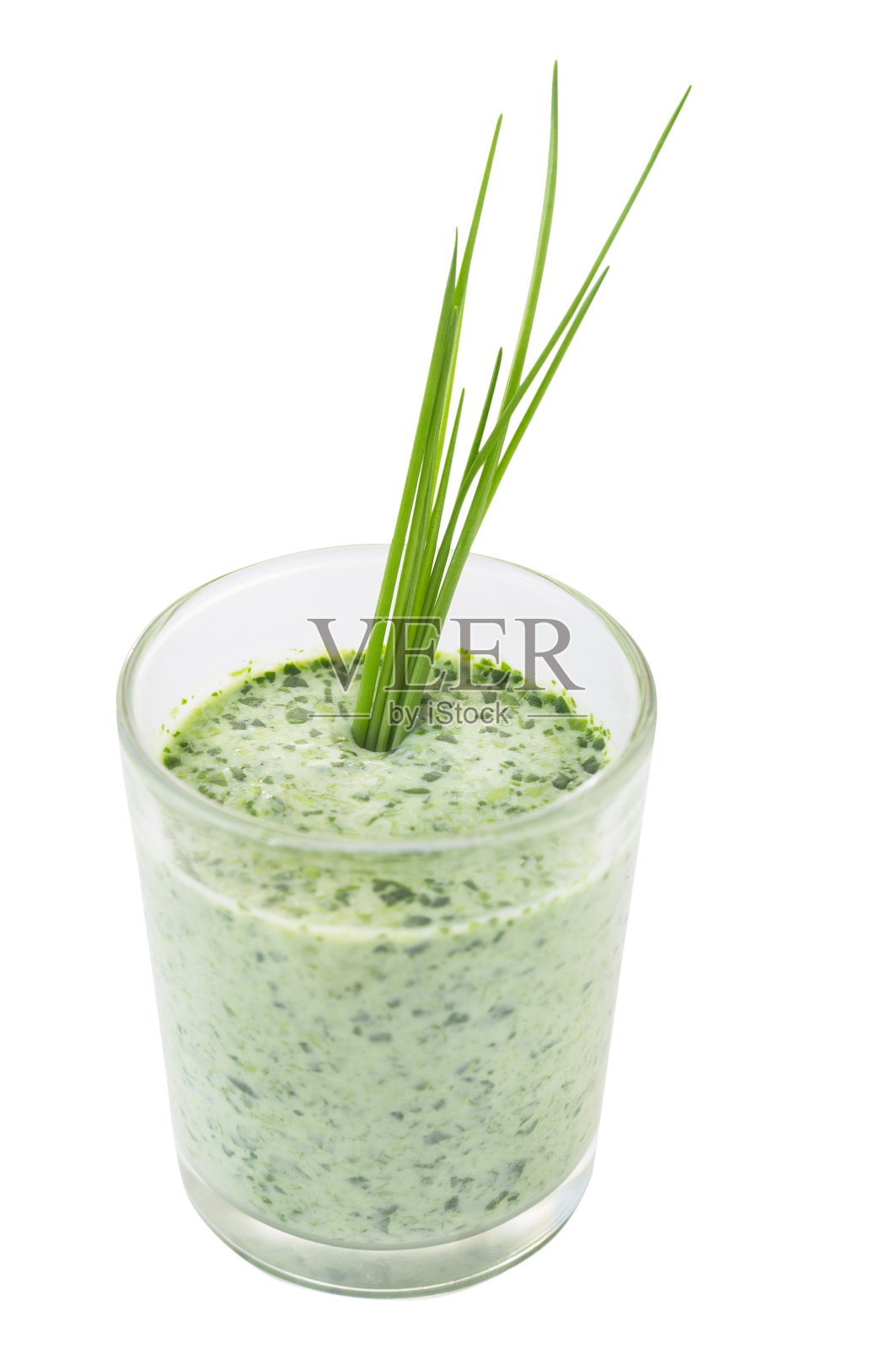 孤立的绿色奶昔饮食照片摄影图片