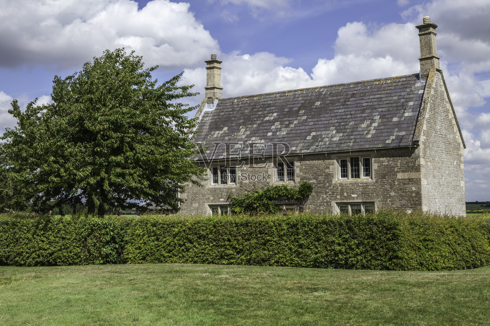 美丽的英国乡村别墅照片摄影图片