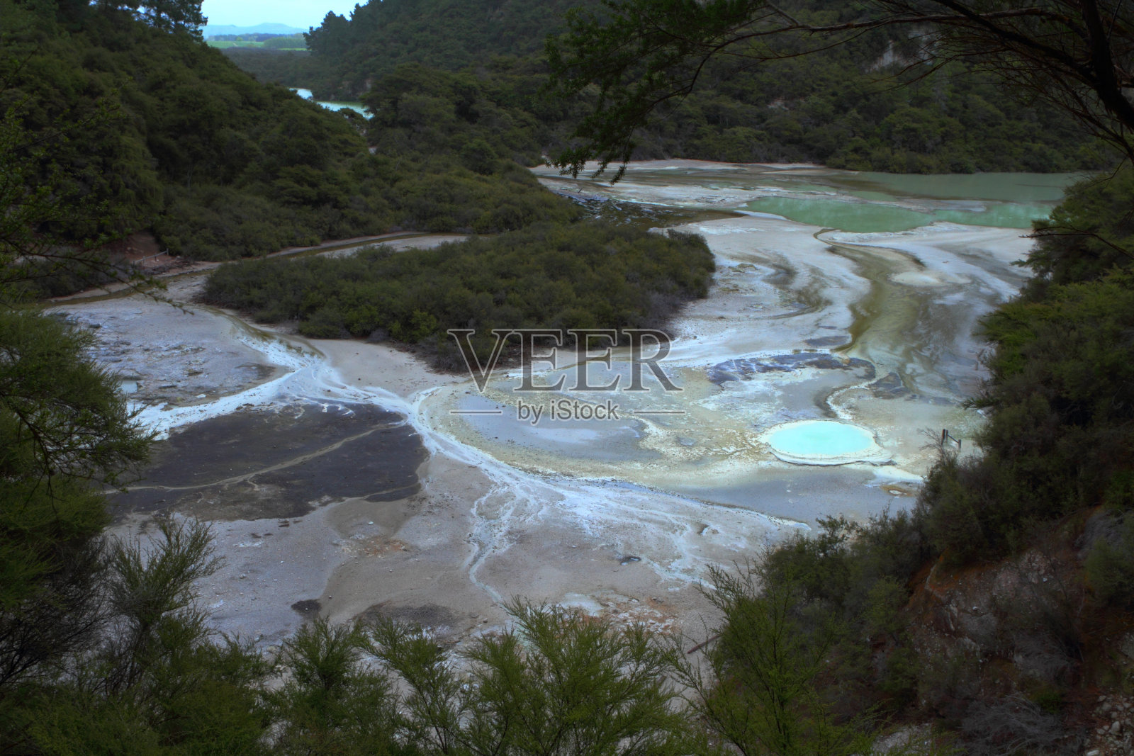 间歇泉谷照片摄影图片