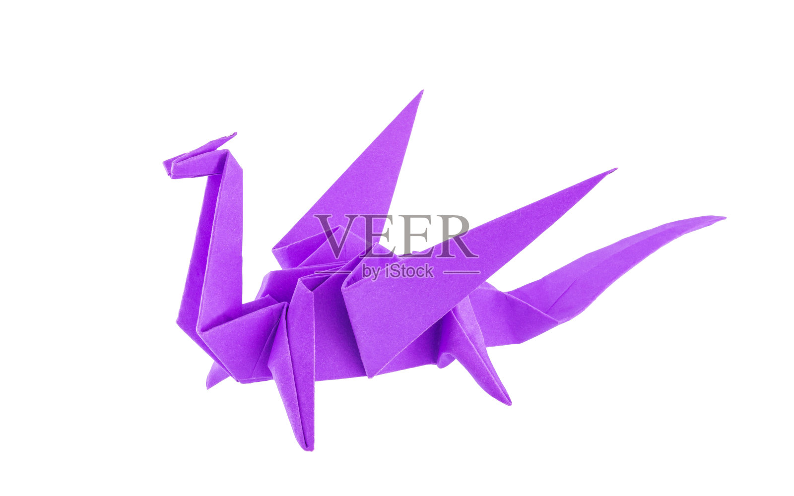 折纸紫龙照片摄影图片