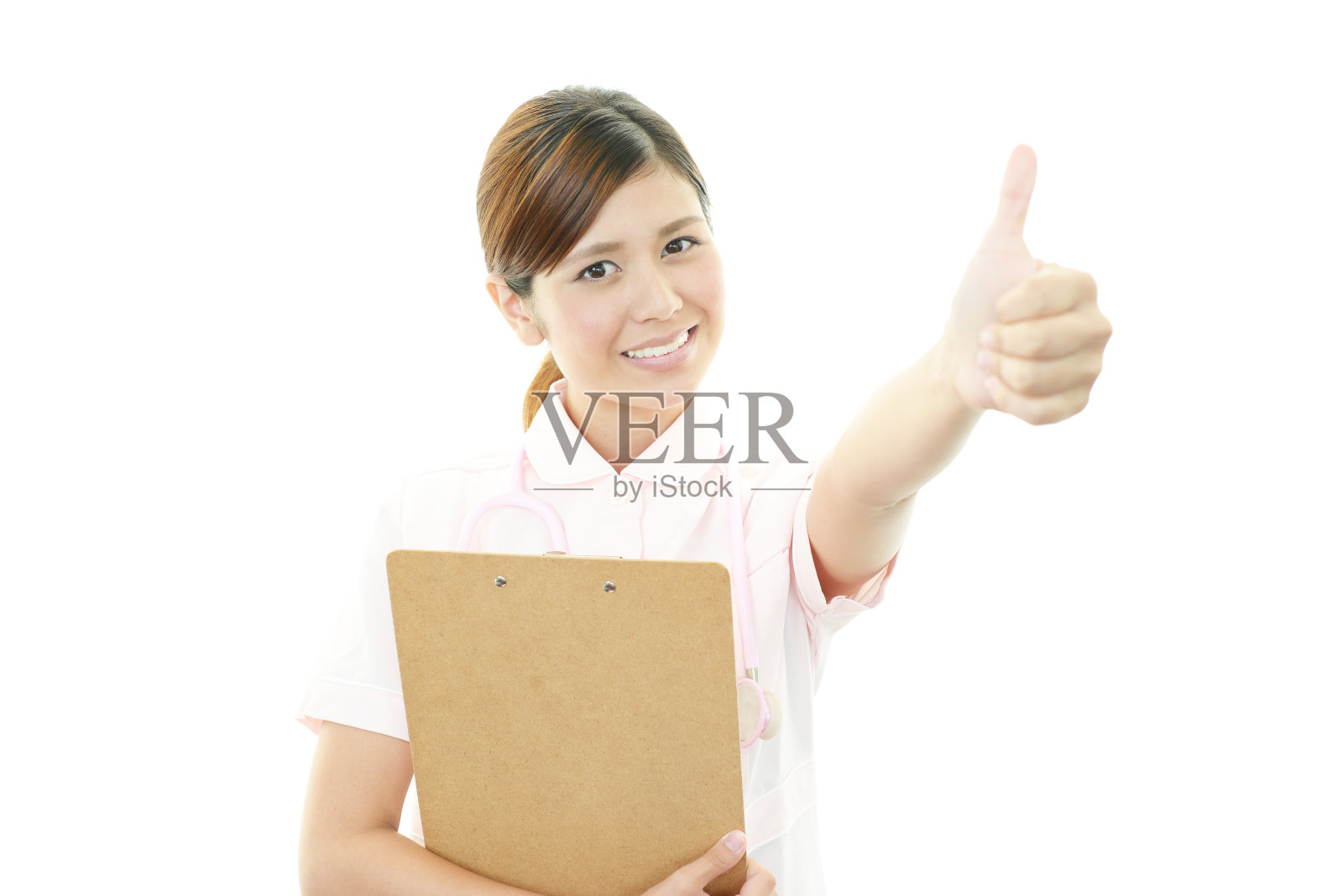 微笑的亚洲女护士照片摄影图片