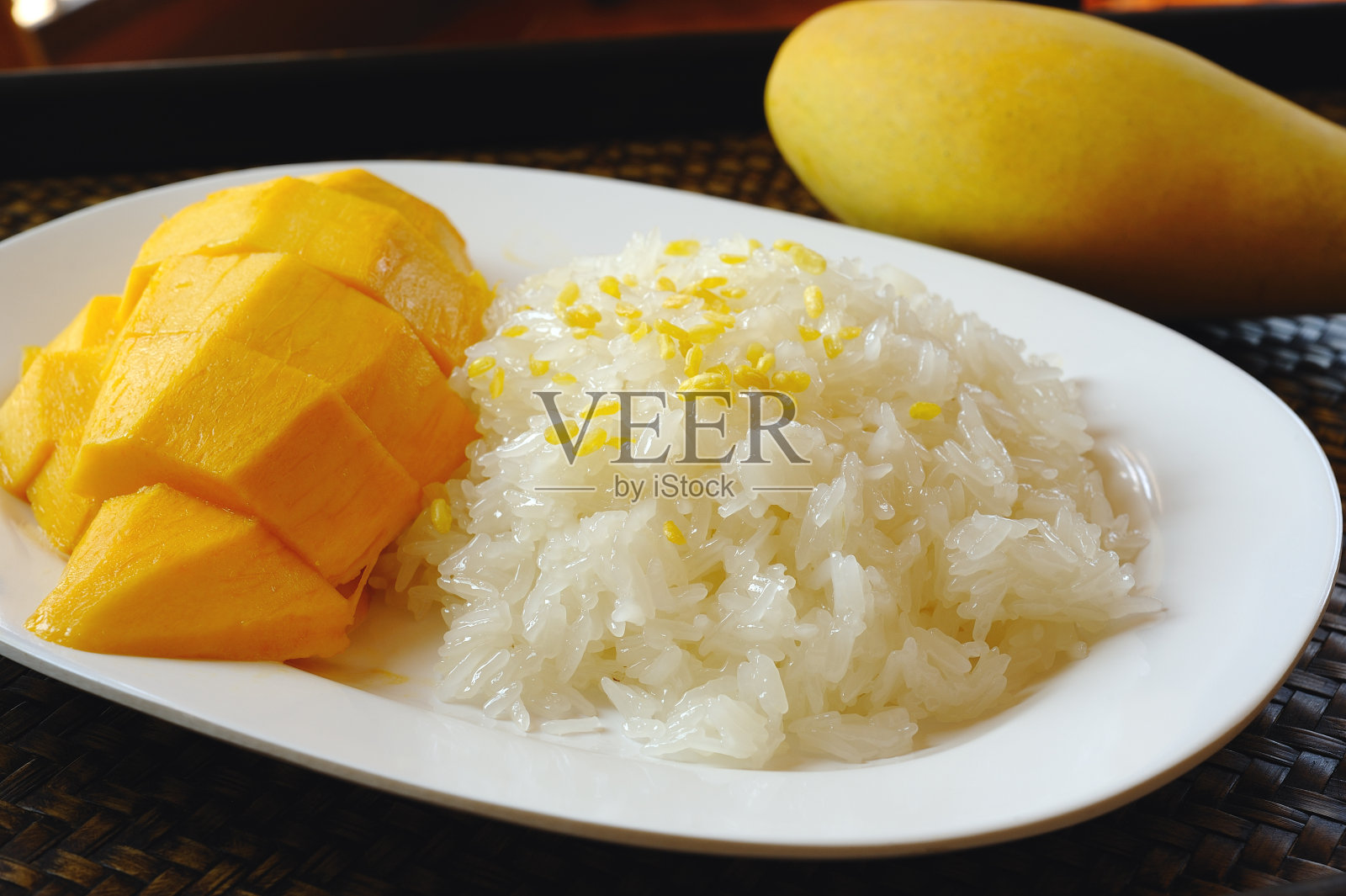 芒果糯米照片摄影图片